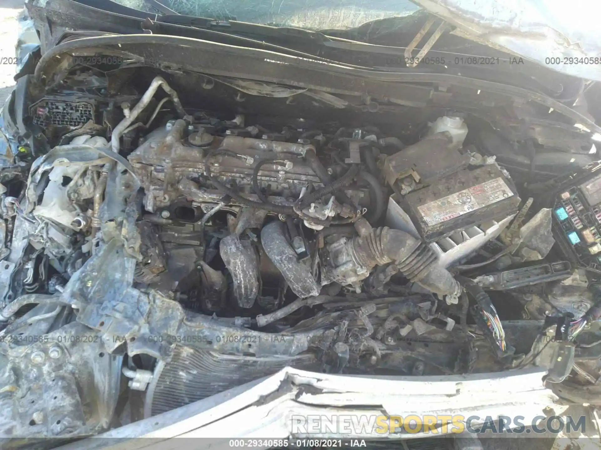 10 Photograph of a damaged car JTDEPRAE1LJ012446 TOYOTA COROLLA 2020