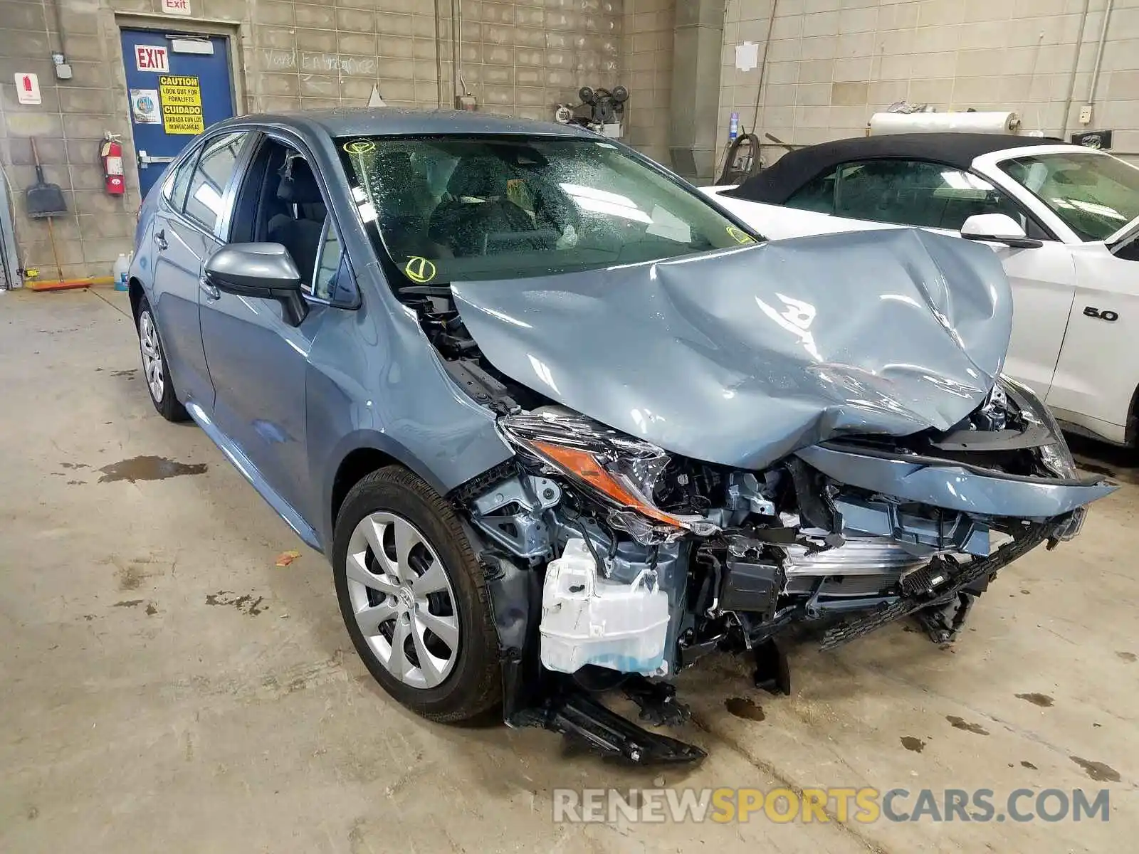 1 Photograph of a damaged car JTDEPRAE1LJ012947 TOYOTA COROLLA 2020