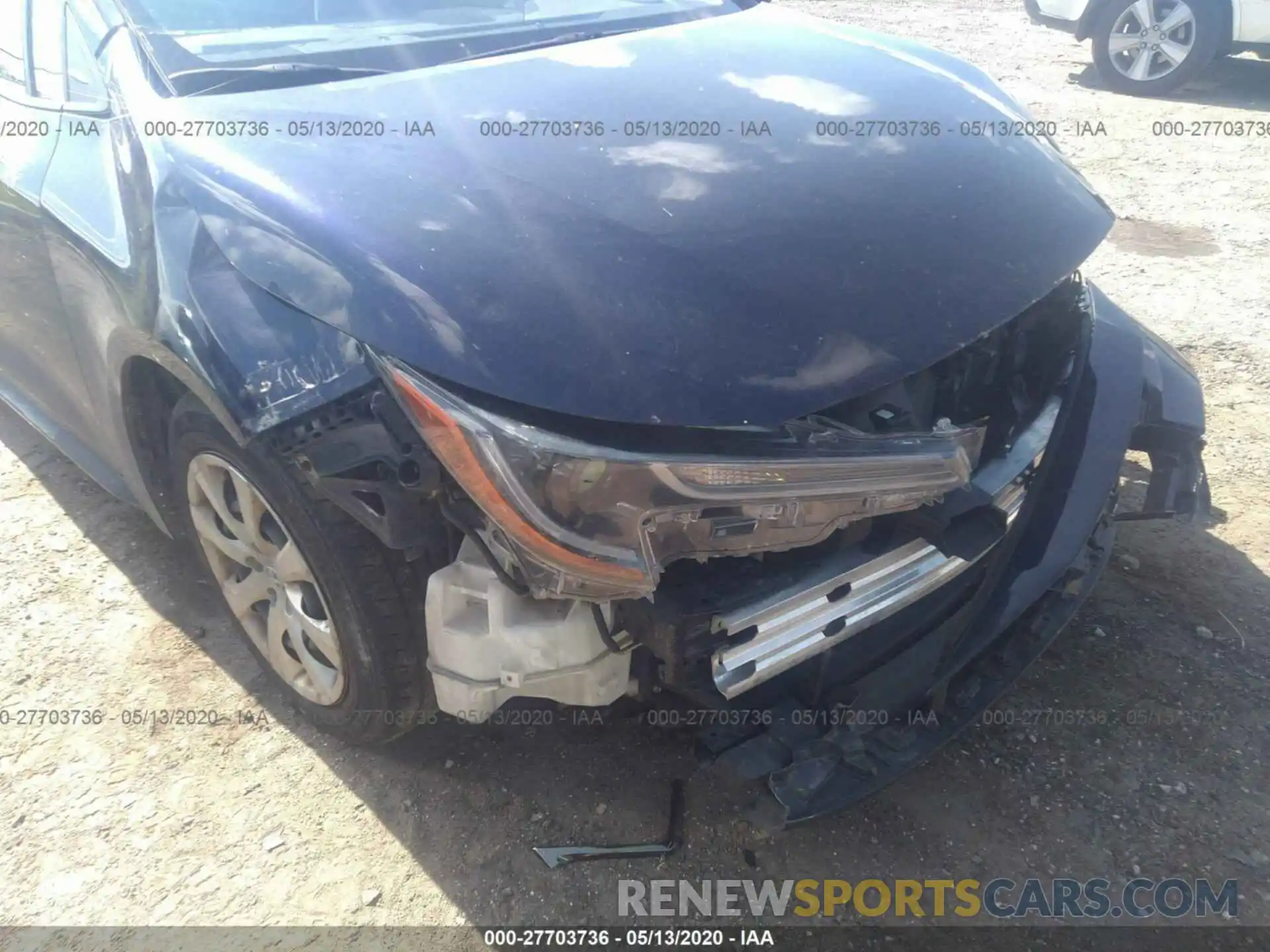 6 Photograph of a damaged car JTDEPRAE1LJ013094 TOYOTA COROLLA 2020