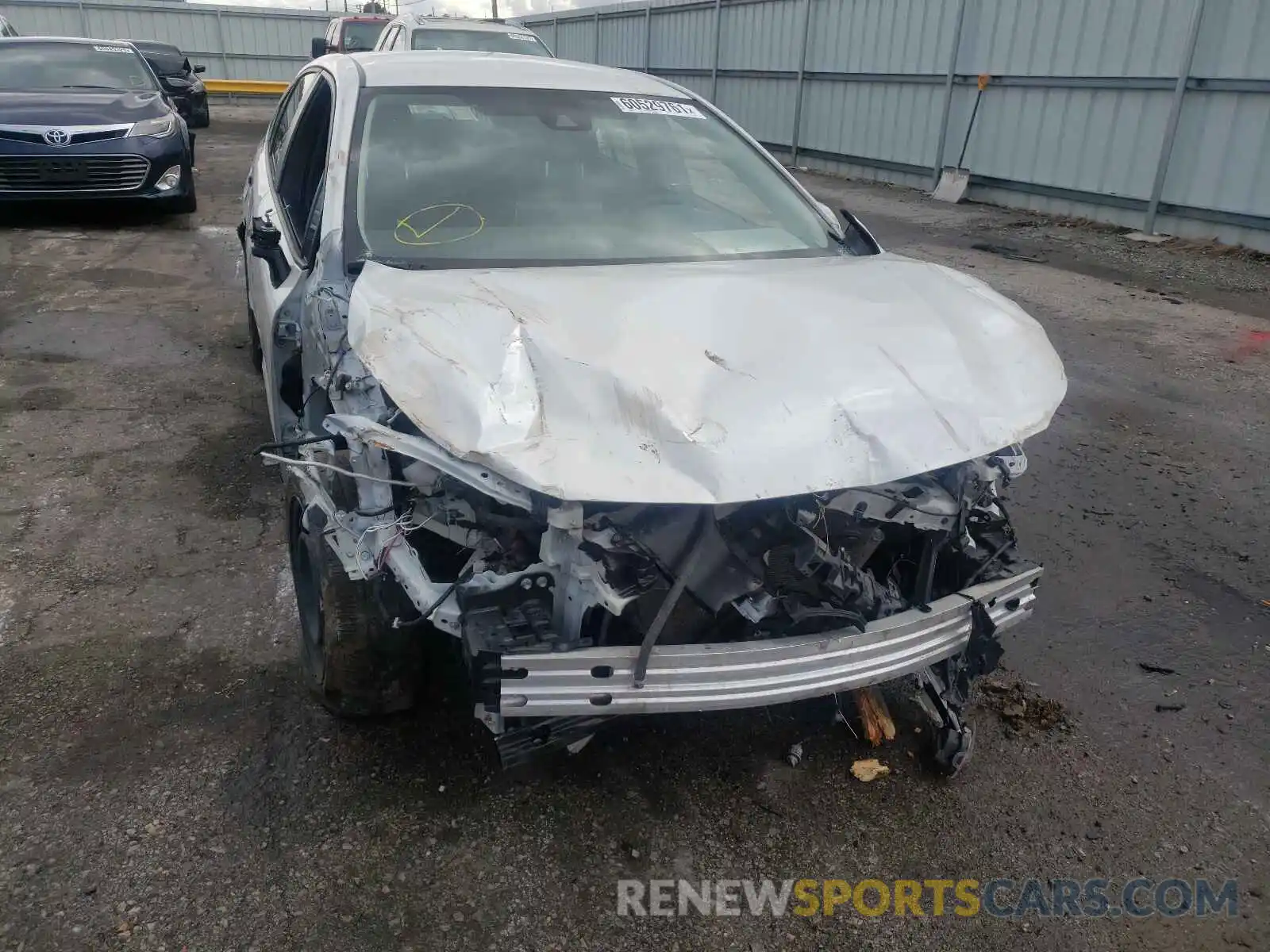 9 Photograph of a damaged car JTDEPRAE1LJ013841 TOYOTA COROLLA 2020