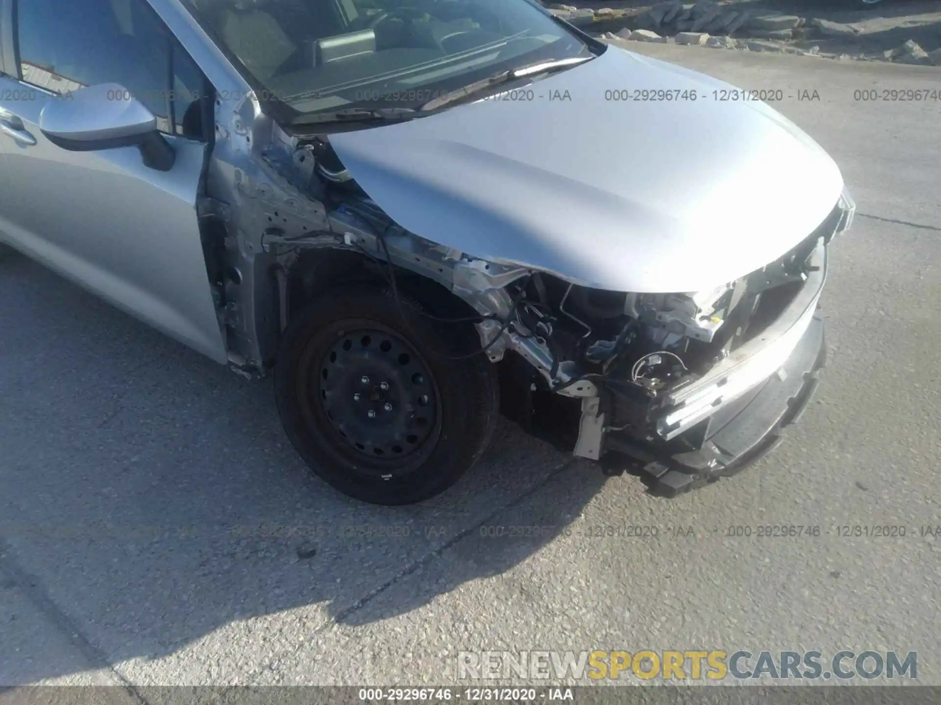 6 Photograph of a damaged car JTDEPRAE1LJ015203 TOYOTA COROLLA 2020