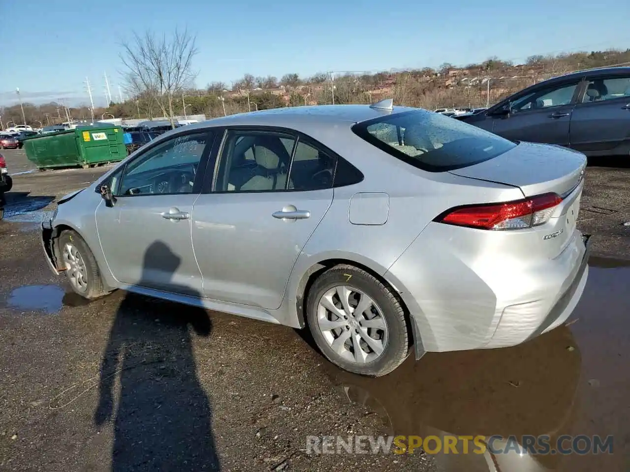 2 Photograph of a damaged car JTDEPRAE1LJ016061 TOYOTA COROLLA 2020