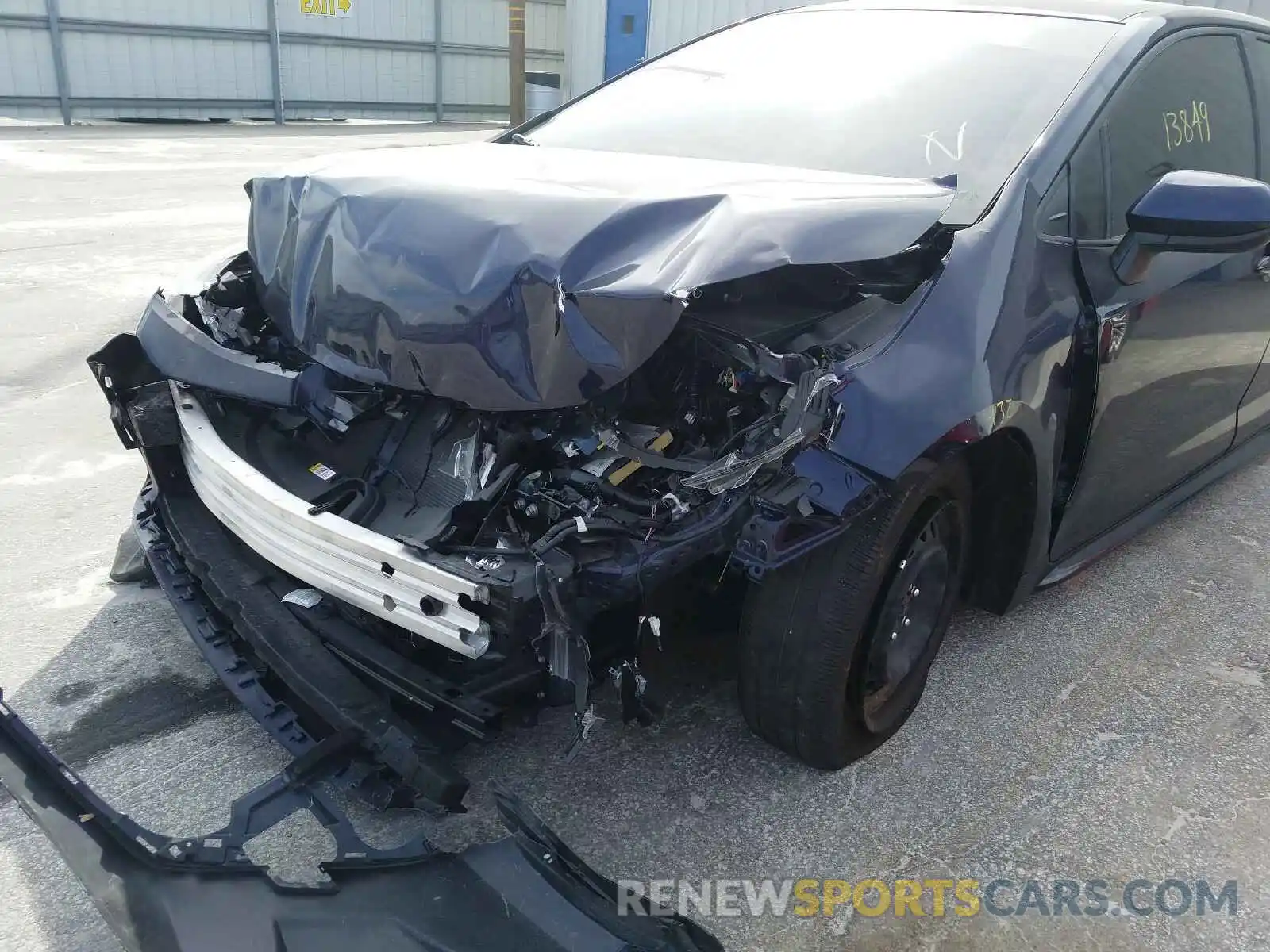 9 Photograph of a damaged car JTDEPRAE1LJ016271 TOYOTA COROLLA 2020