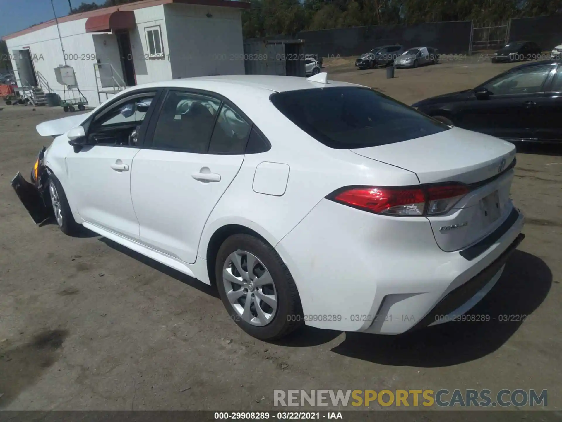 3 Photograph of a damaged car JTDEPRAE1LJ017419 TOYOTA COROLLA 2020