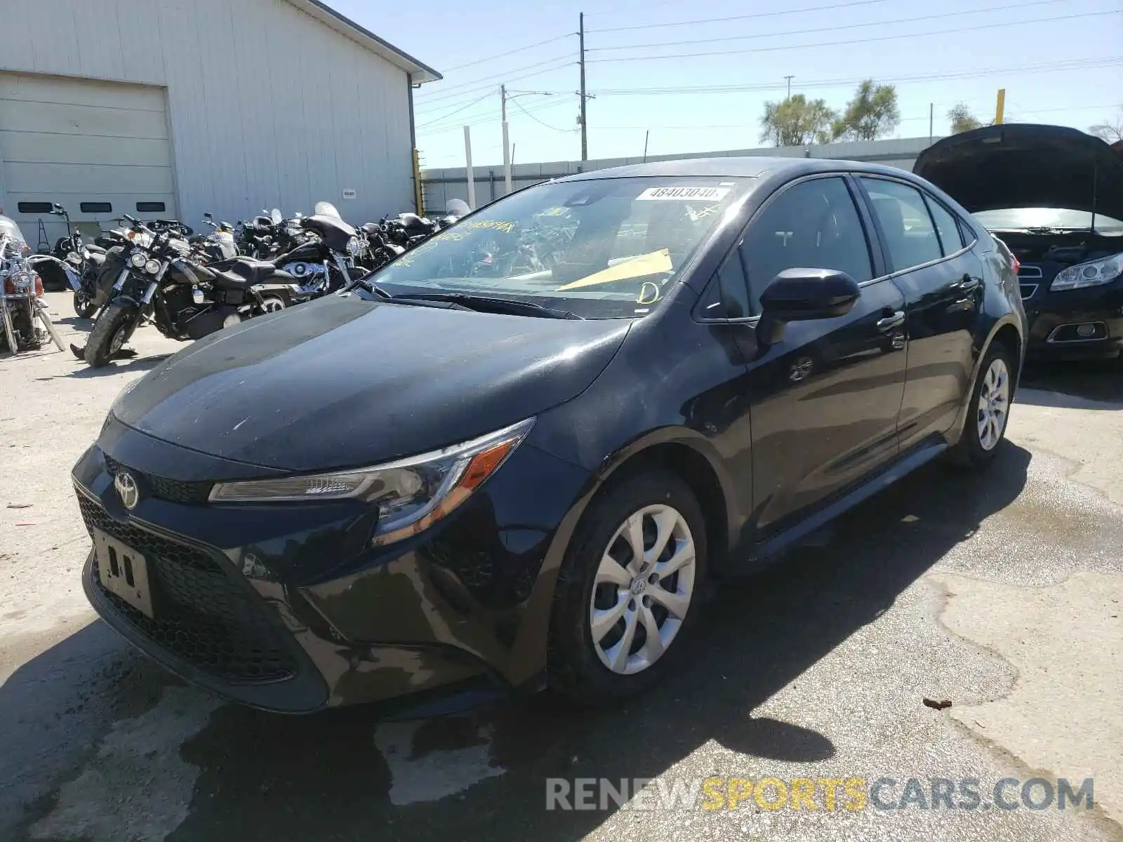 2 Photograph of a damaged car JTDEPRAE1LJ017873 TOYOTA COROLLA 2020