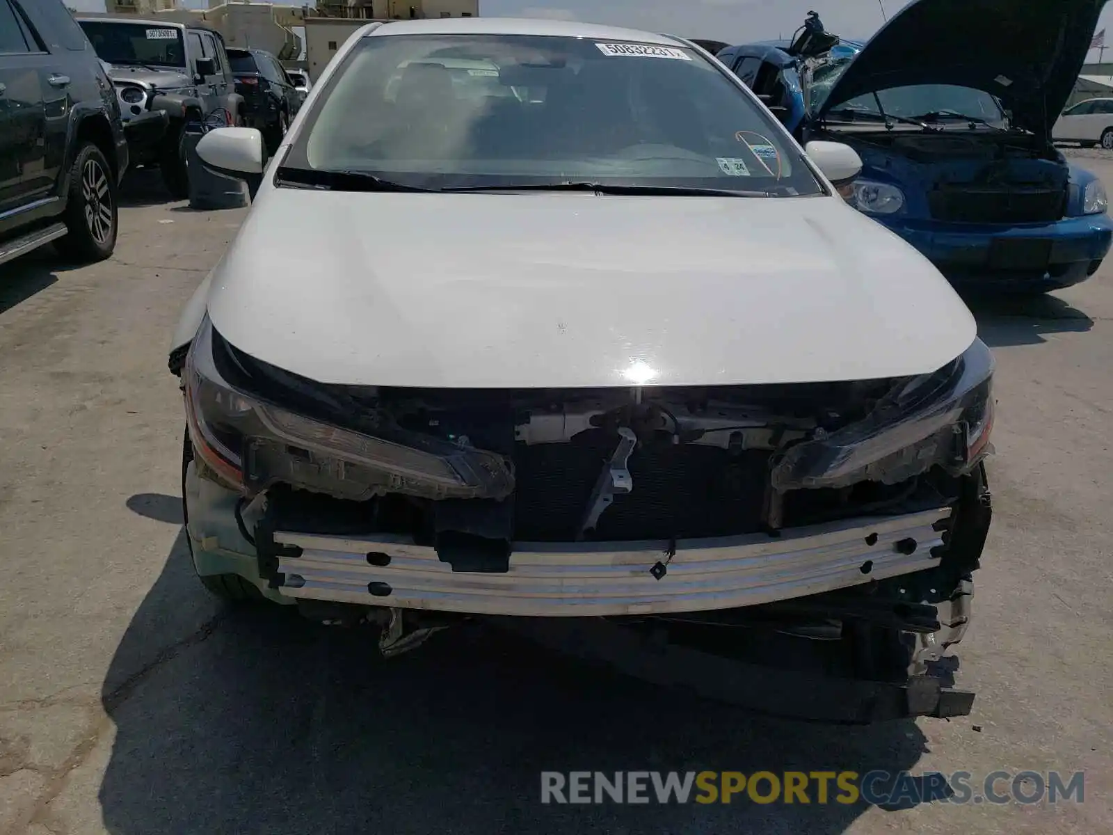 9 Photograph of a damaged car JTDEPRAE1LJ018053 TOYOTA COROLLA 2020