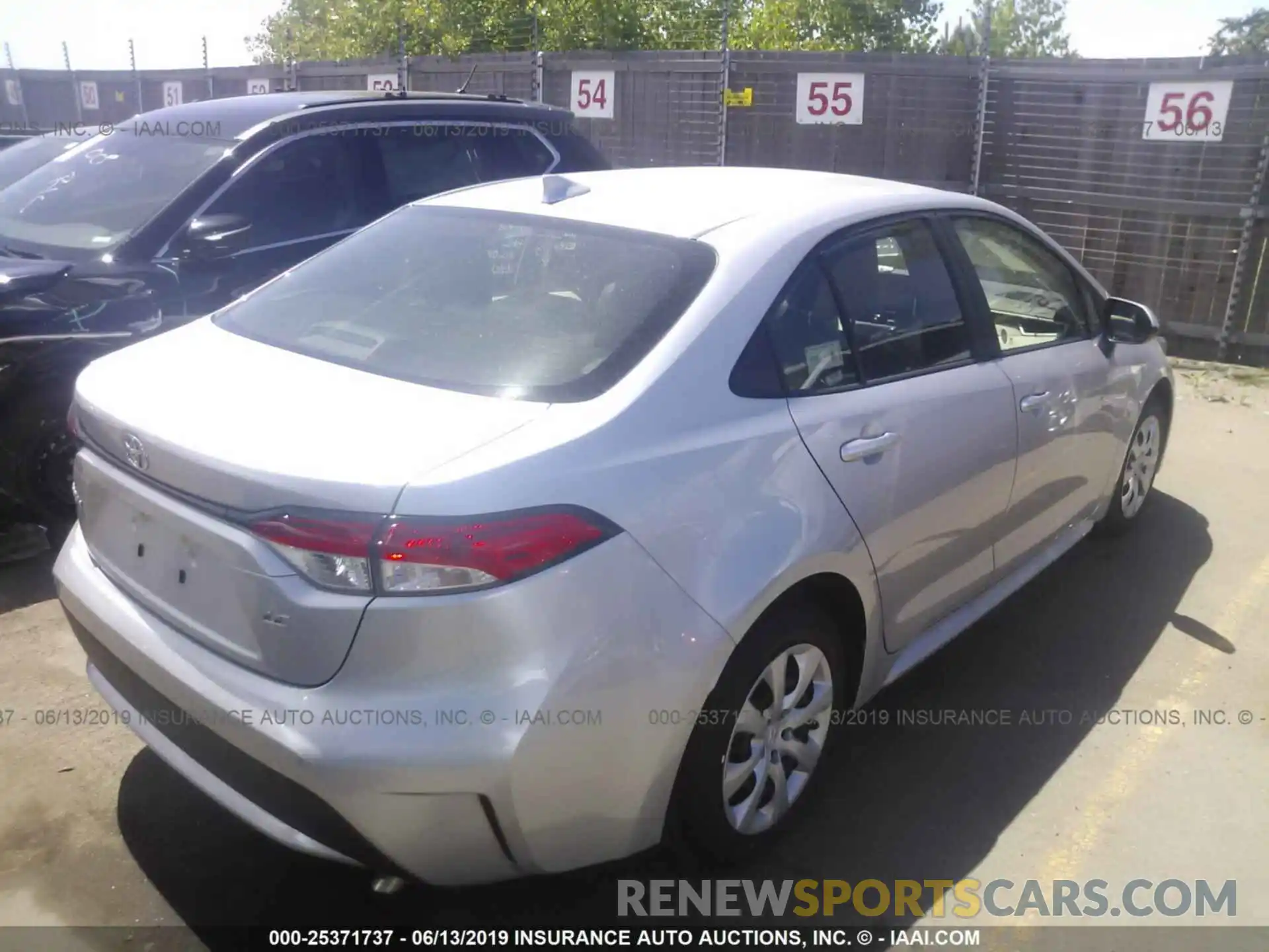 4 Photograph of a damaged car JTDEPRAE1LJ018151 TOYOTA COROLLA 2020