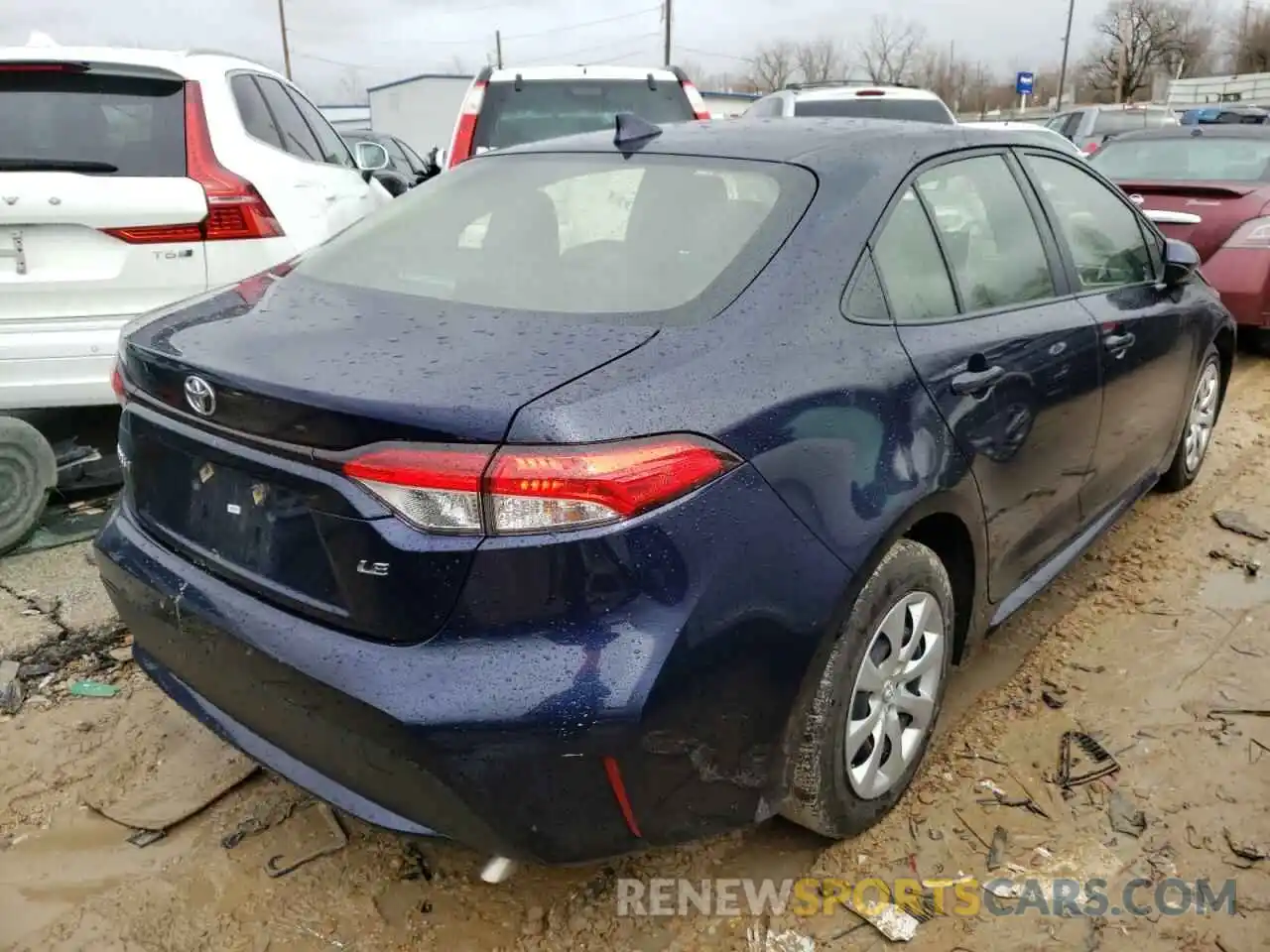 4 Photograph of a damaged car JTDEPRAE1LJ018425 TOYOTA COROLLA 2020