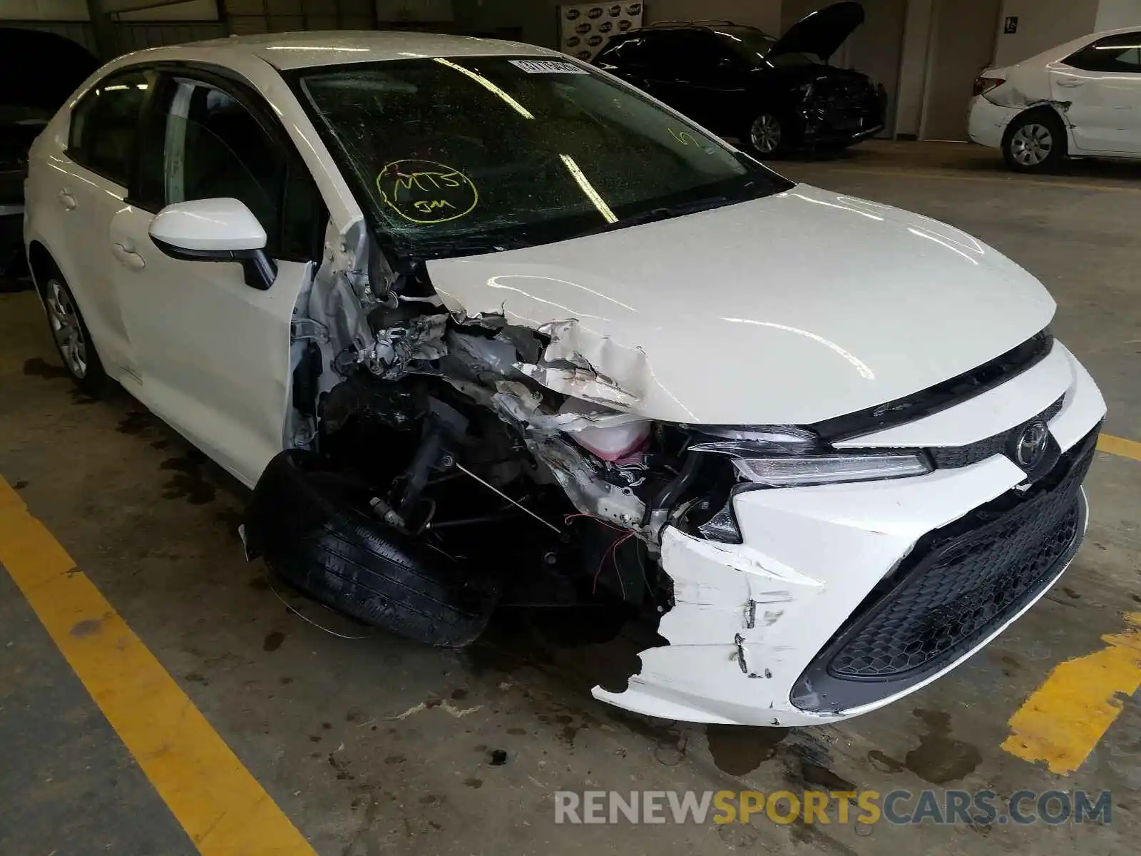 9 Photograph of a damaged car JTDEPRAE1LJ018456 TOYOTA COROLLA 2020