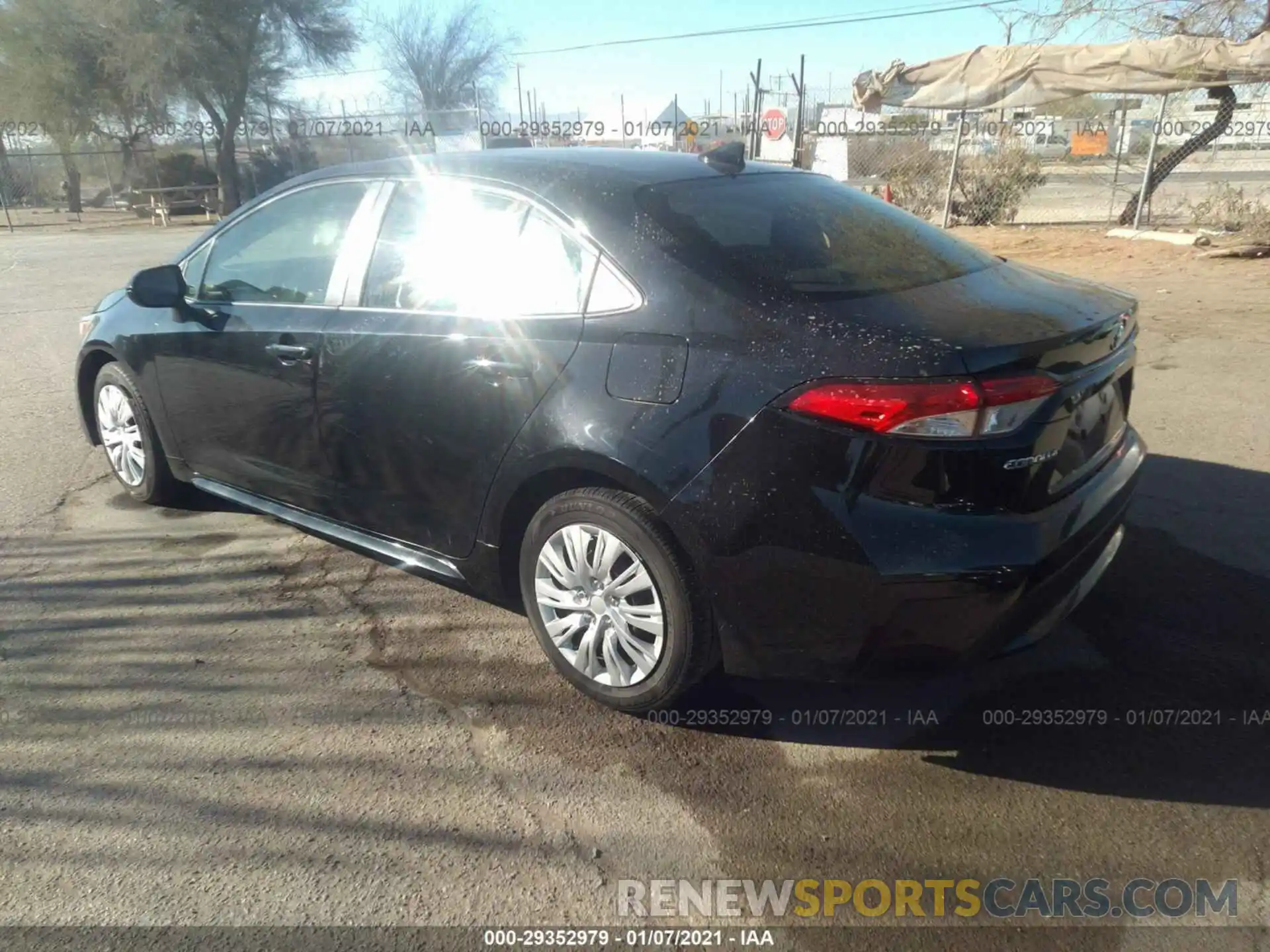 3 Photograph of a damaged car JTDEPRAE1LJ018702 TOYOTA COROLLA 2020