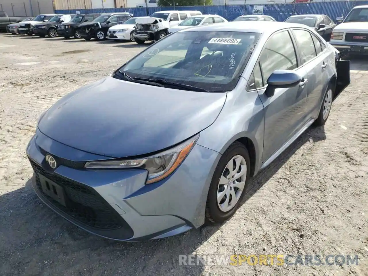 2 Photograph of a damaged car JTDEPRAE1LJ018733 TOYOTA COROLLA 2020