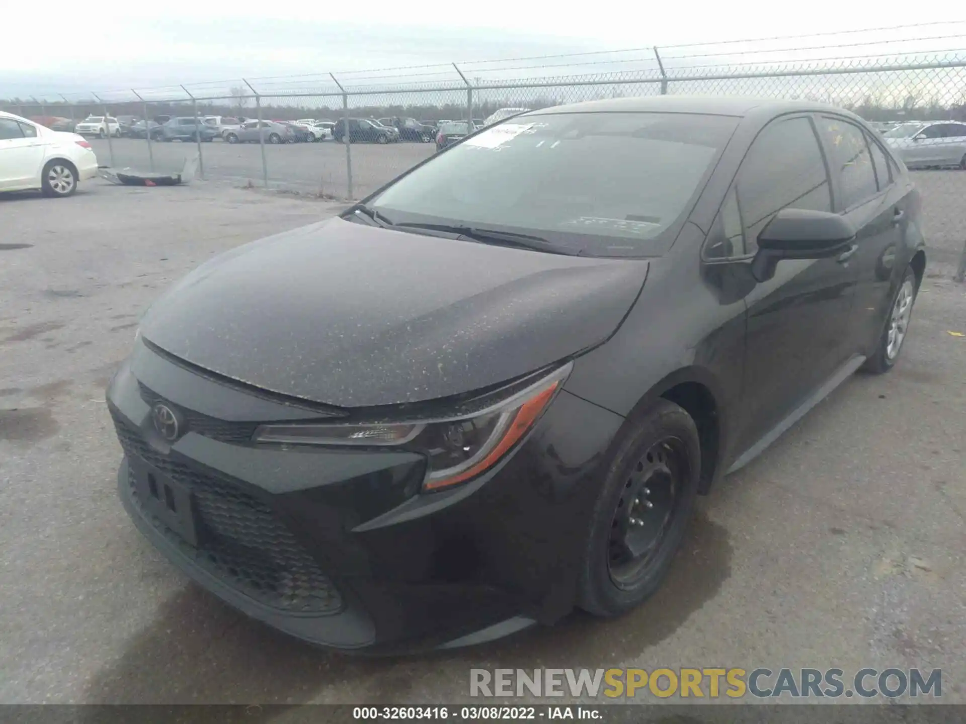 2 Photograph of a damaged car JTDEPRAE1LJ018795 TOYOTA COROLLA 2020