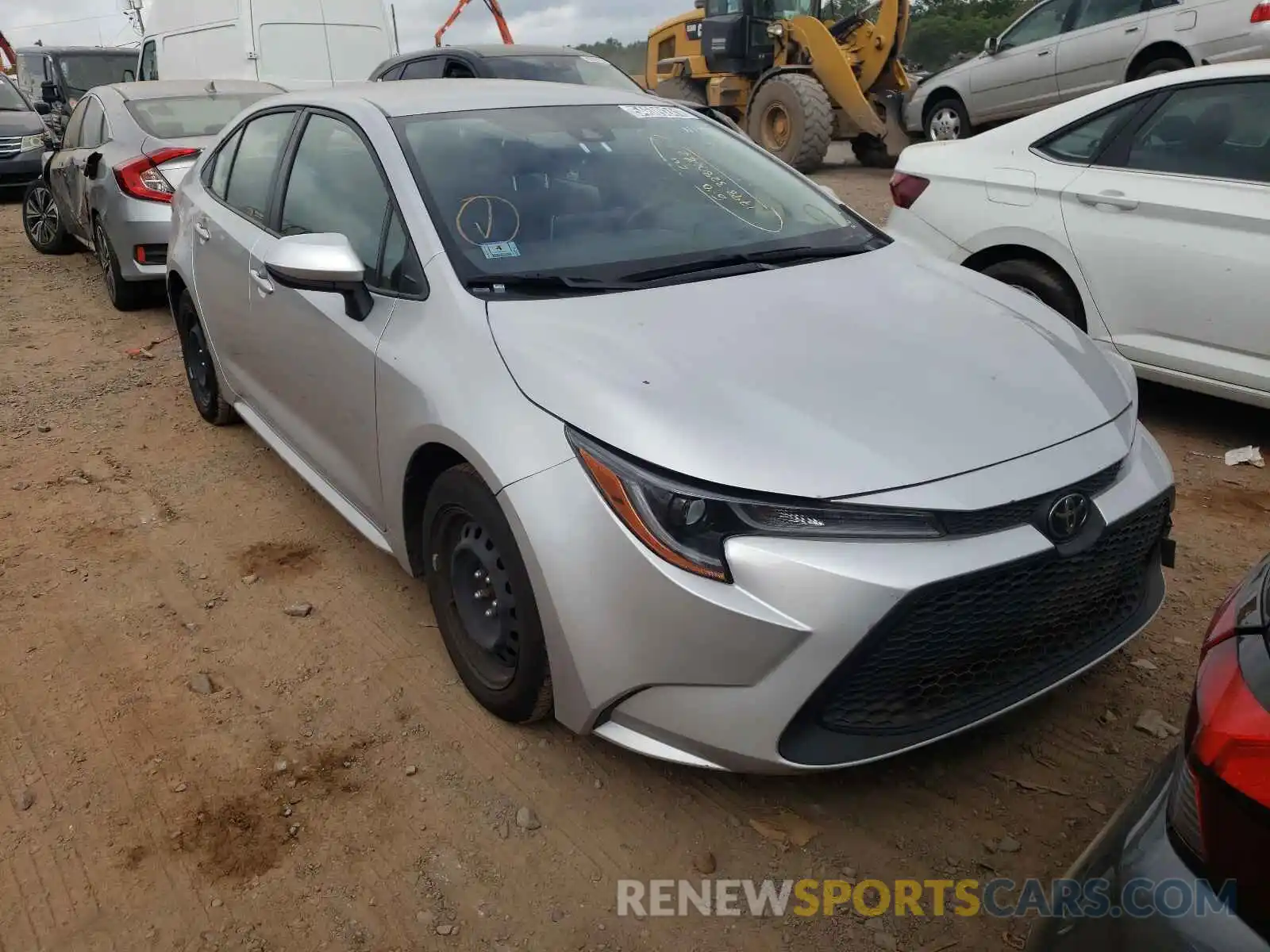 1 Photograph of a damaged car JTDEPRAE1LJ018988 TOYOTA COROLLA 2020