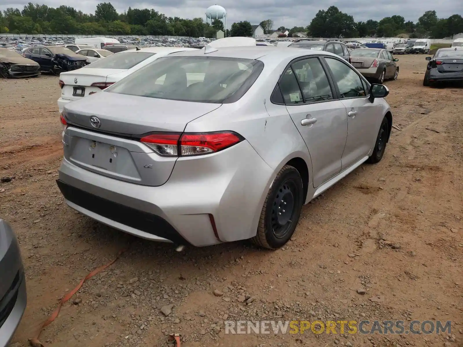 4 Photograph of a damaged car JTDEPRAE1LJ018988 TOYOTA COROLLA 2020