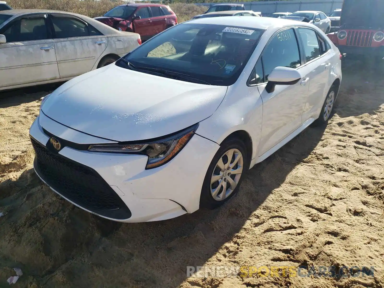 9 Photograph of a damaged car JTDEPRAE1LJ019333 TOYOTA COROLLA 2020