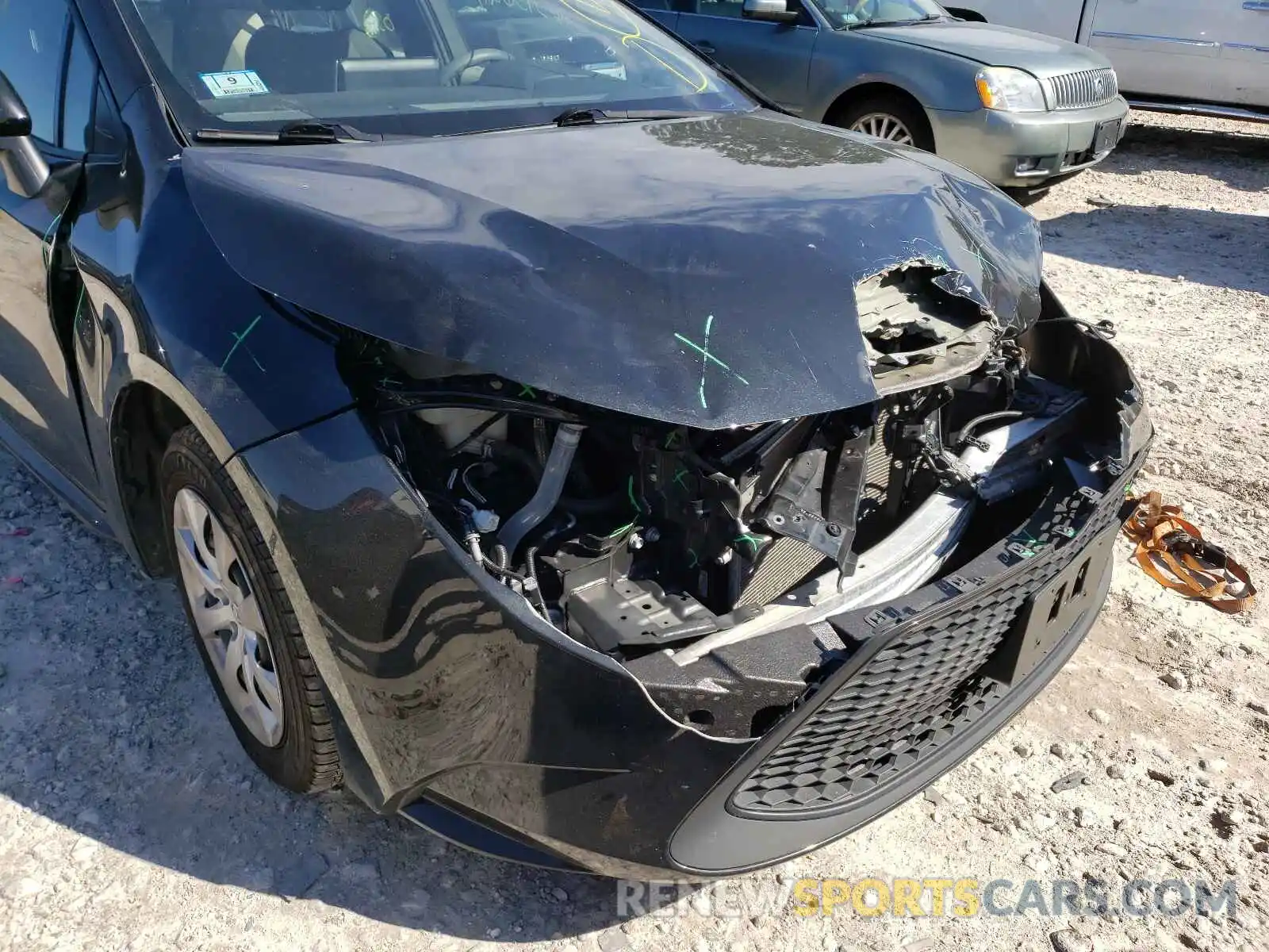 9 Photograph of a damaged car JTDEPRAE1LJ020367 TOYOTA COROLLA 2020