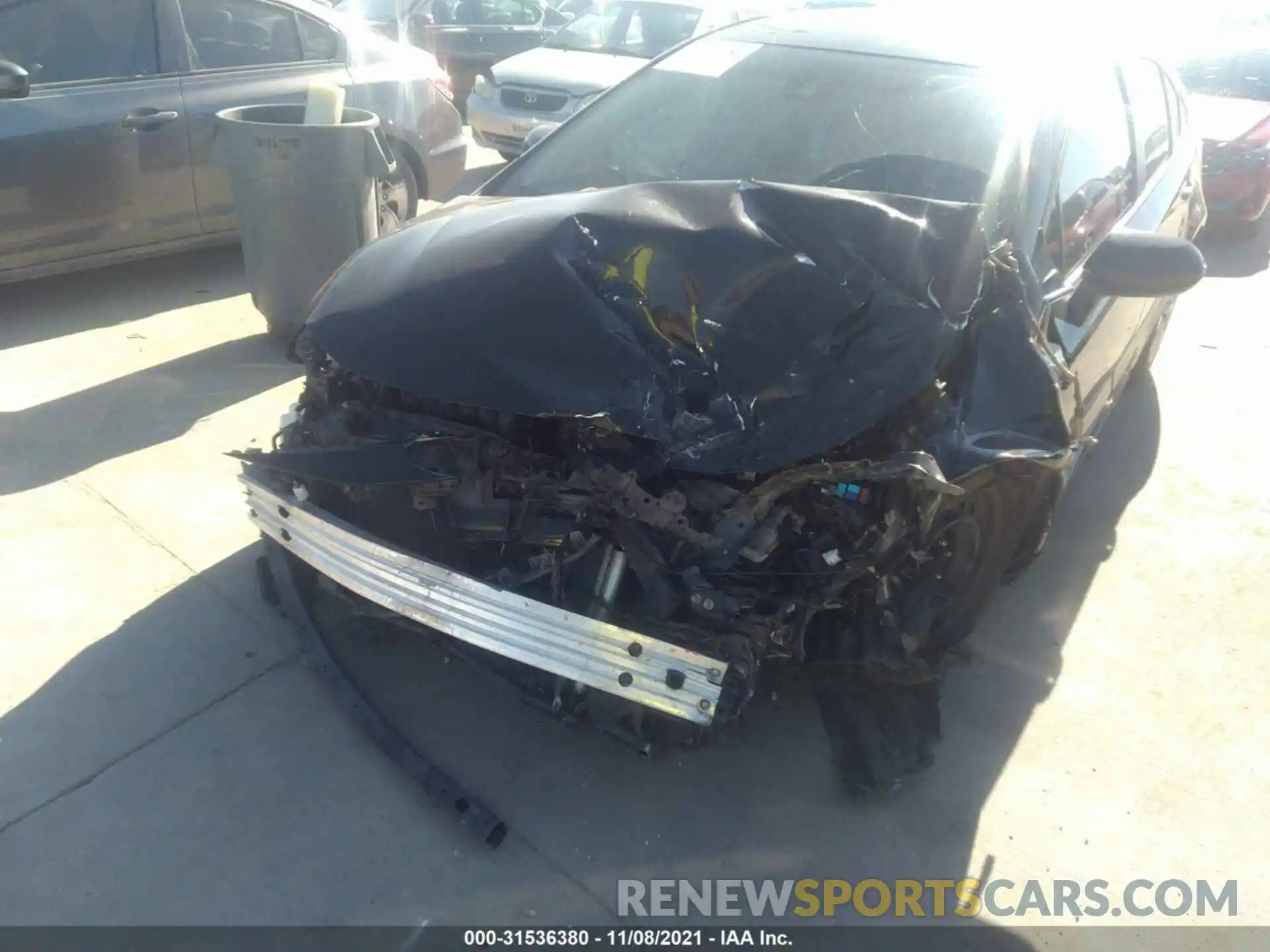 6 Photograph of a damaged car JTDEPRAE1LJ020384 TOYOTA COROLLA 2020