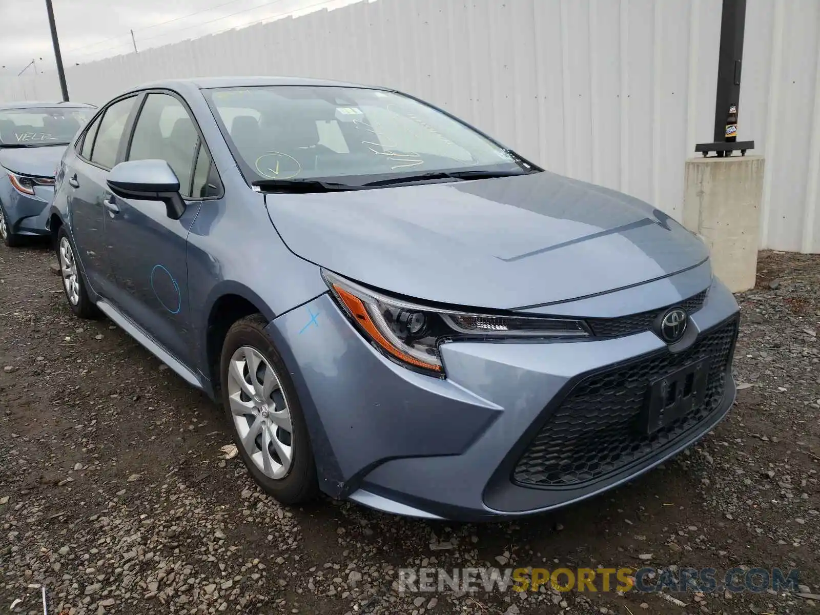 1 Photograph of a damaged car JTDEPRAE1LJ020417 TOYOTA COROLLA 2020