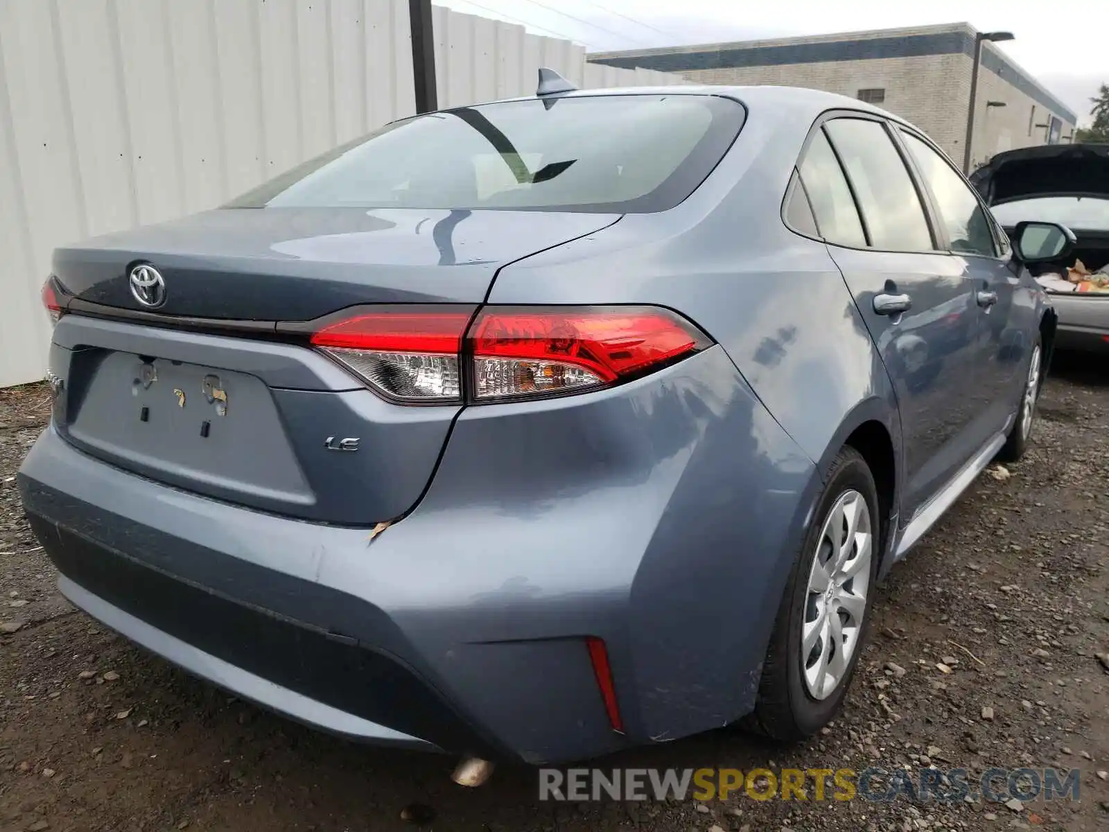 4 Photograph of a damaged car JTDEPRAE1LJ020417 TOYOTA COROLLA 2020