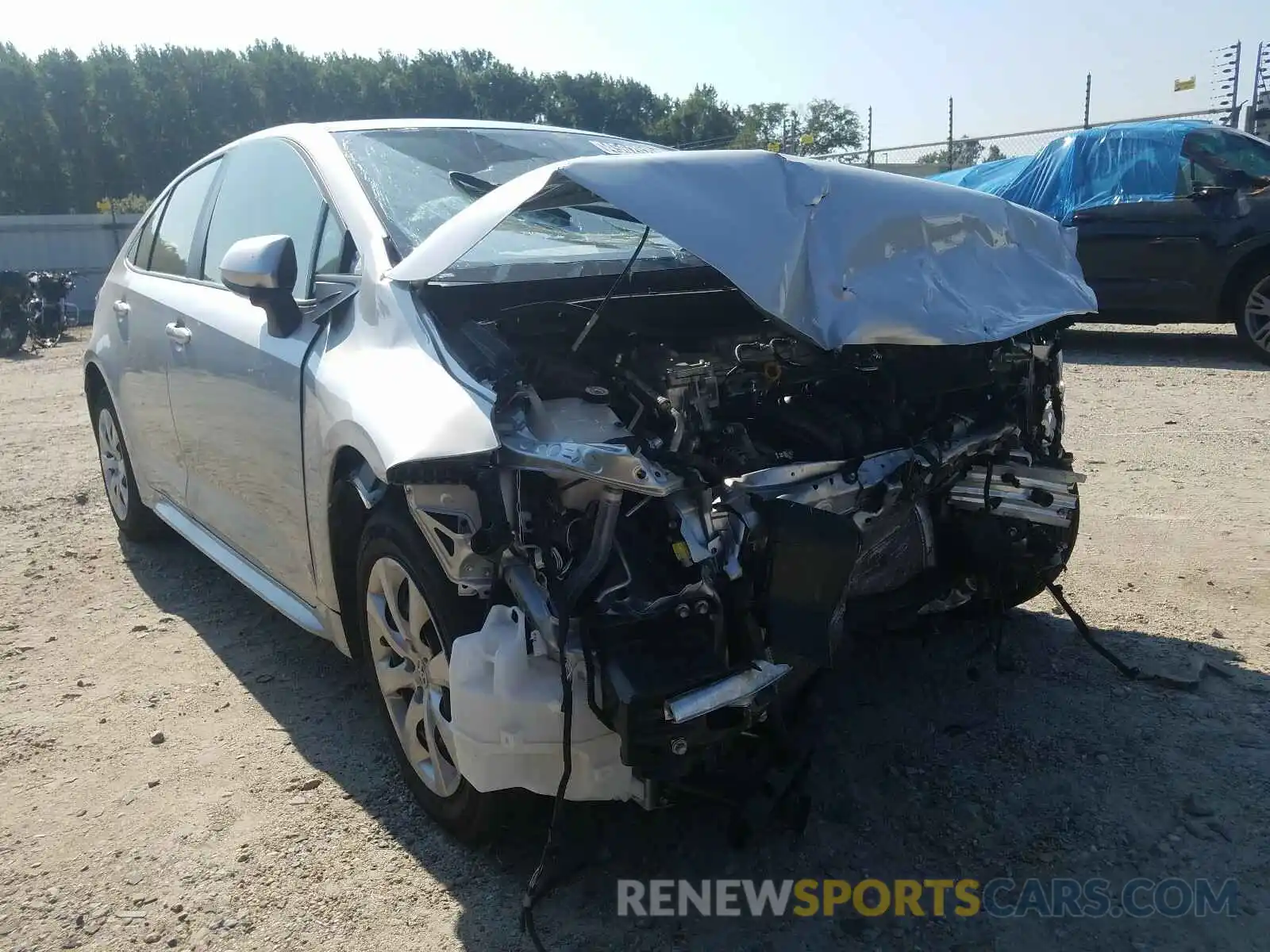 1 Фотография поврежденного автомобиля JTDEPRAE1LJ020918 TOYOTA COROLLA 2020