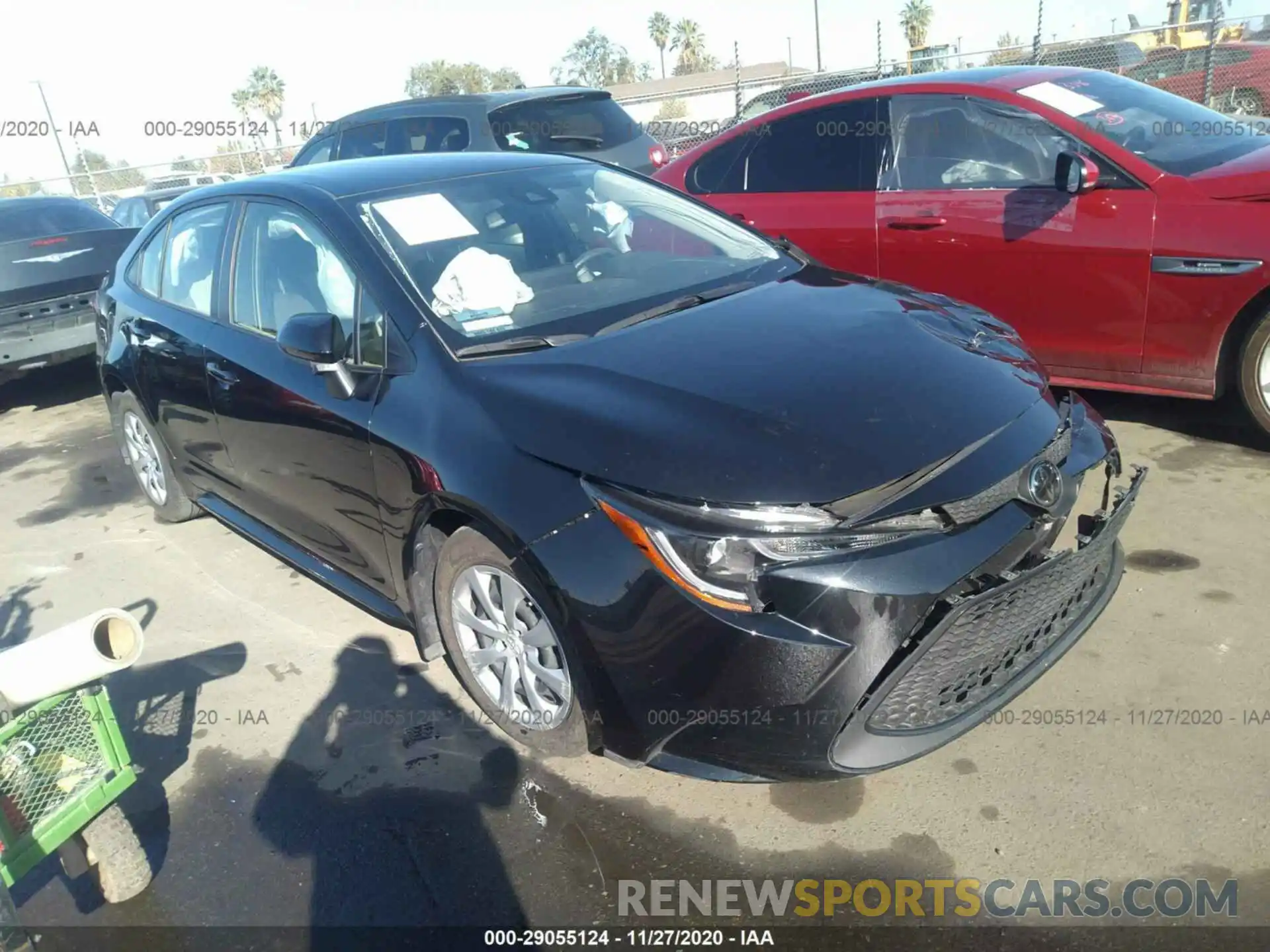 1 Photograph of a damaged car JTDEPRAE1LJ021082 TOYOTA COROLLA 2020