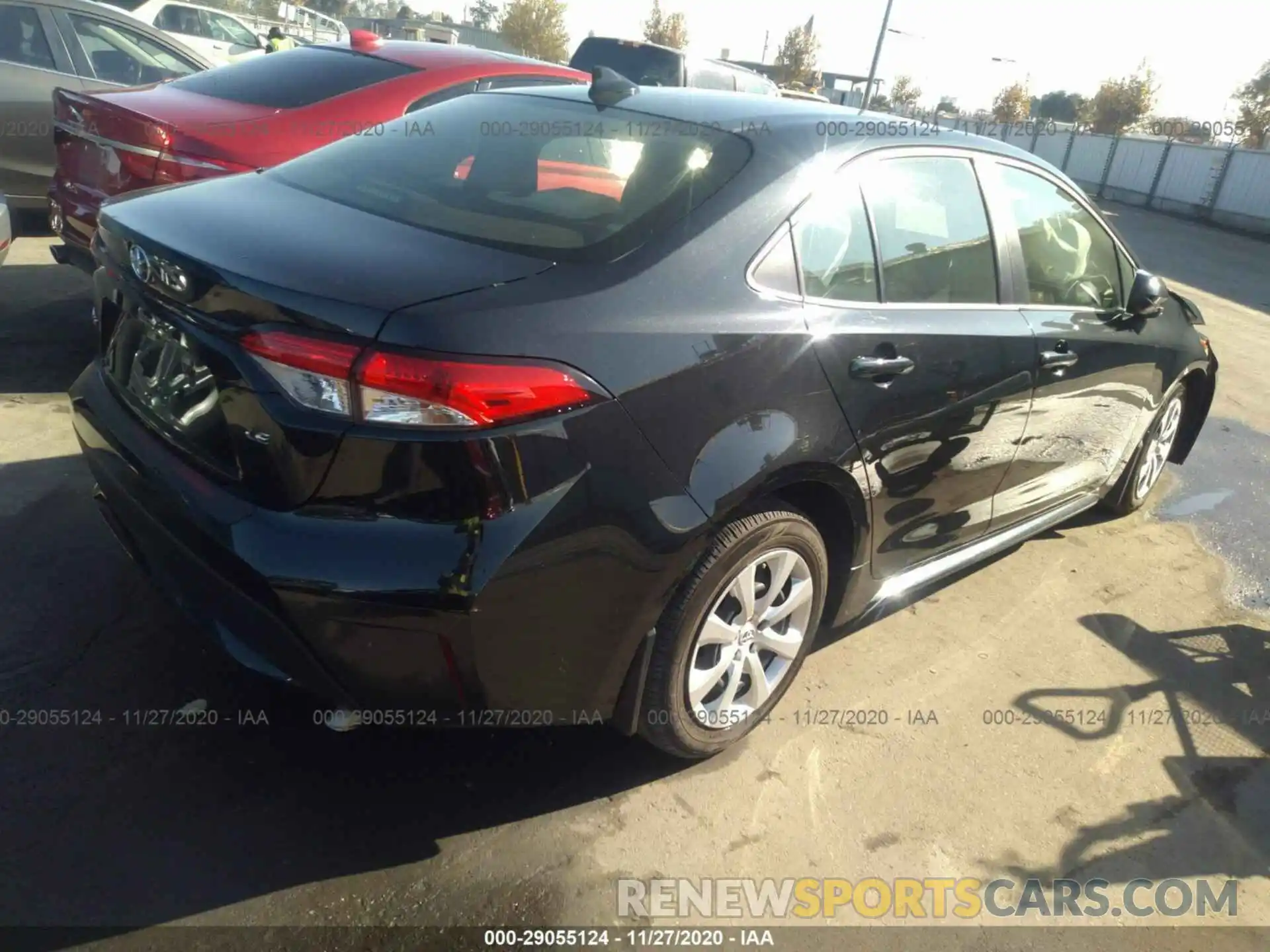 4 Photograph of a damaged car JTDEPRAE1LJ021082 TOYOTA COROLLA 2020