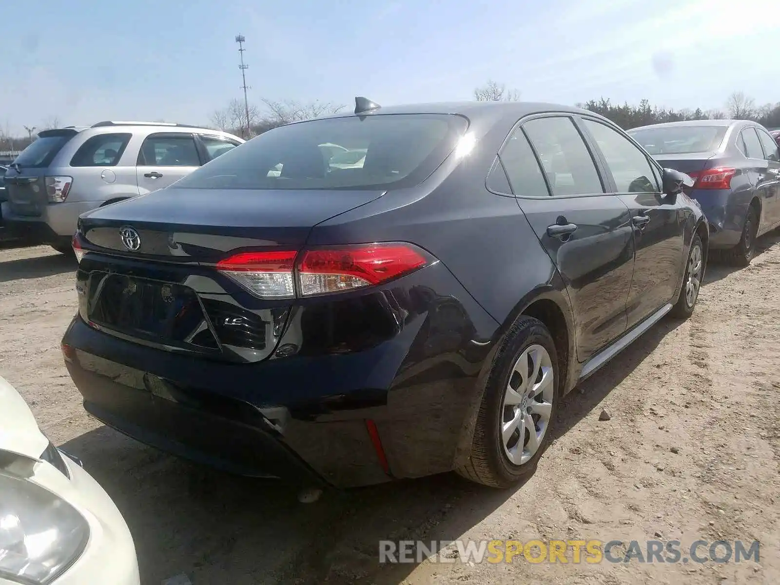 4 Photograph of a damaged car JTDEPRAE1LJ021261 TOYOTA COROLLA 2020