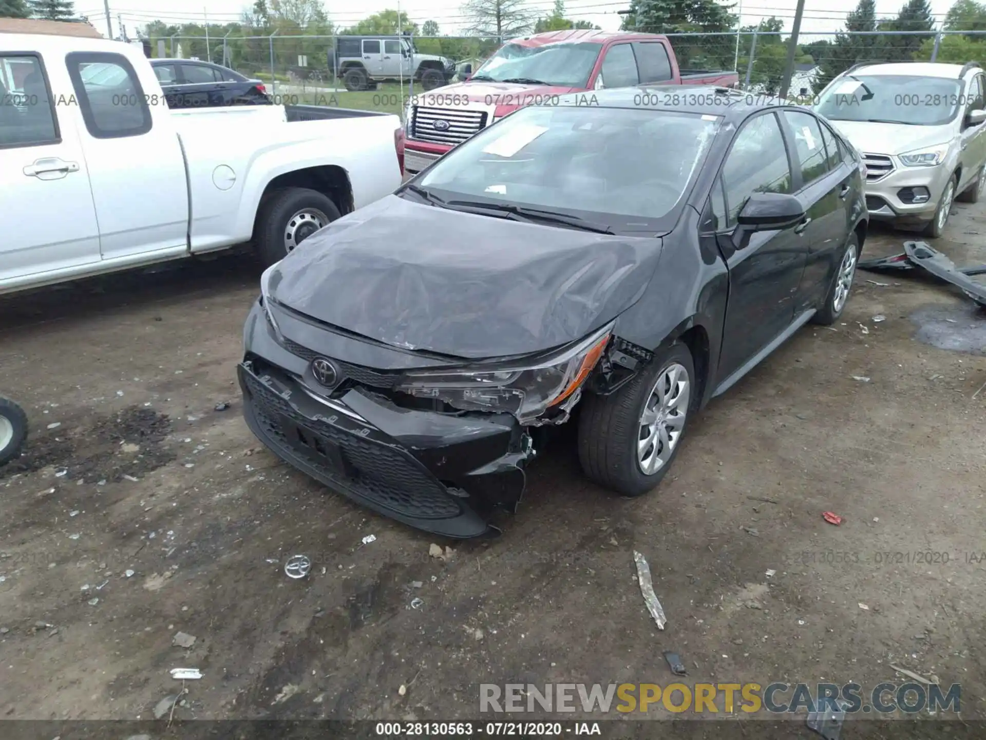 6 Photograph of a damaged car JTDEPRAE1LJ021275 TOYOTA COROLLA 2020