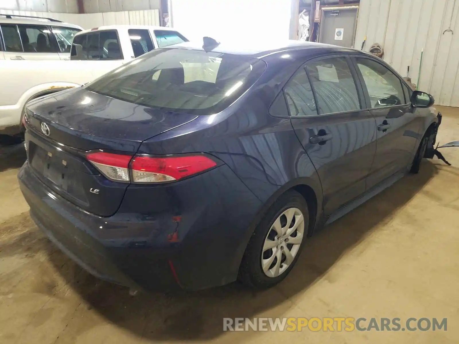 4 Photograph of a damaged car JTDEPRAE1LJ021308 TOYOTA COROLLA 2020