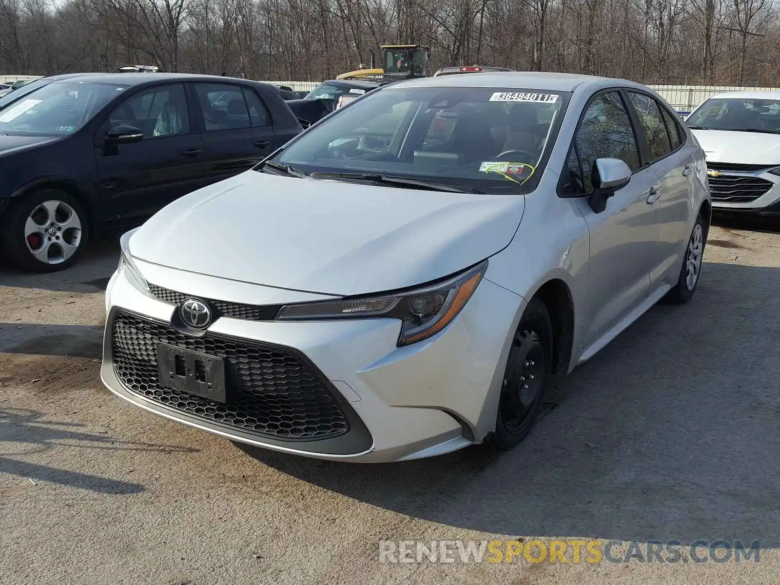 2 Photograph of a damaged car JTDEPRAE1LJ021311 TOYOTA COROLLA 2020