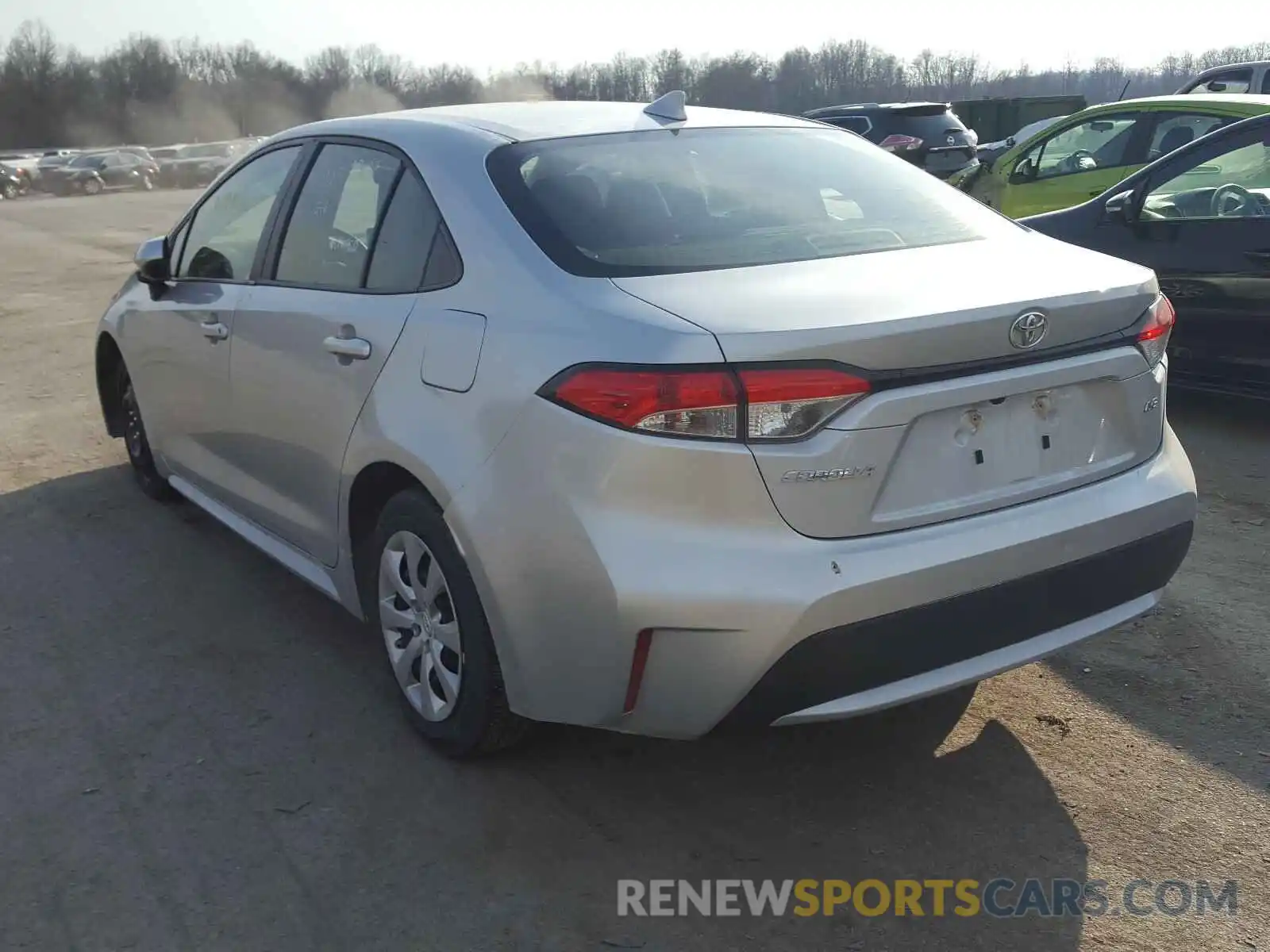 3 Photograph of a damaged car JTDEPRAE1LJ021311 TOYOTA COROLLA 2020