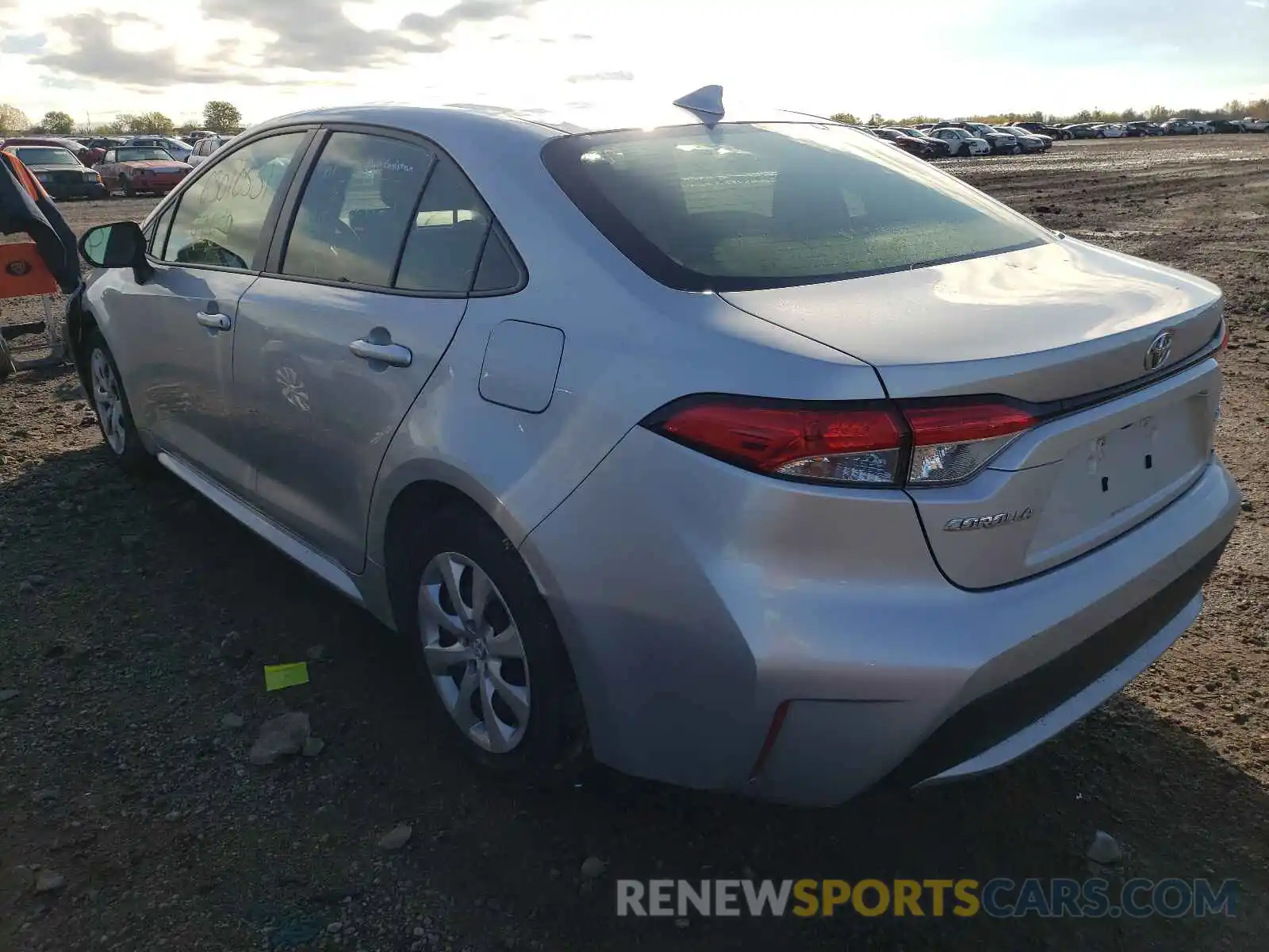 3 Photograph of a damaged car JTDEPRAE1LJ021602 TOYOTA COROLLA 2020