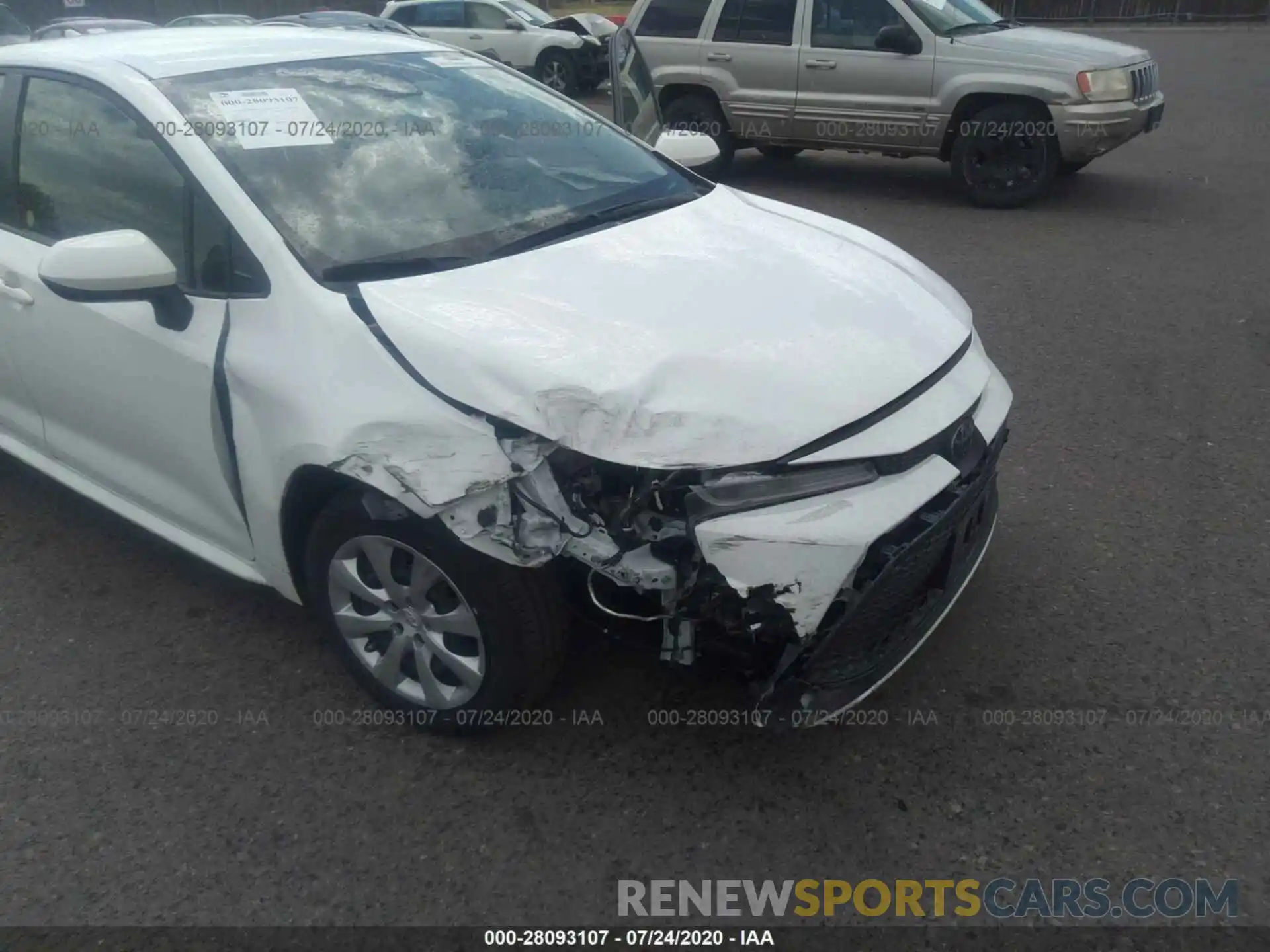 6 Photograph of a damaged car JTDEPRAE1LJ022040 TOYOTA COROLLA 2020