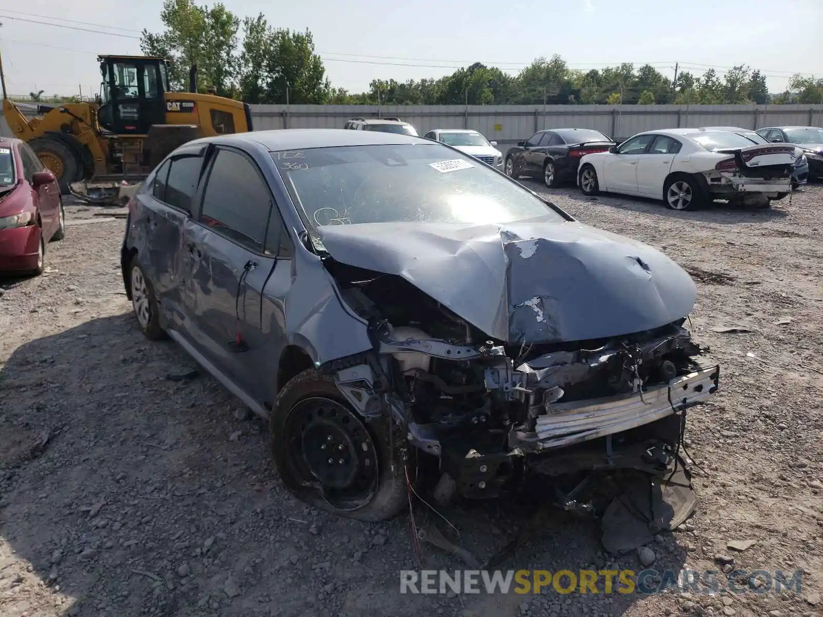 1 Photograph of a damaged car JTDEPRAE1LJ022216 TOYOTA COROLLA 2020