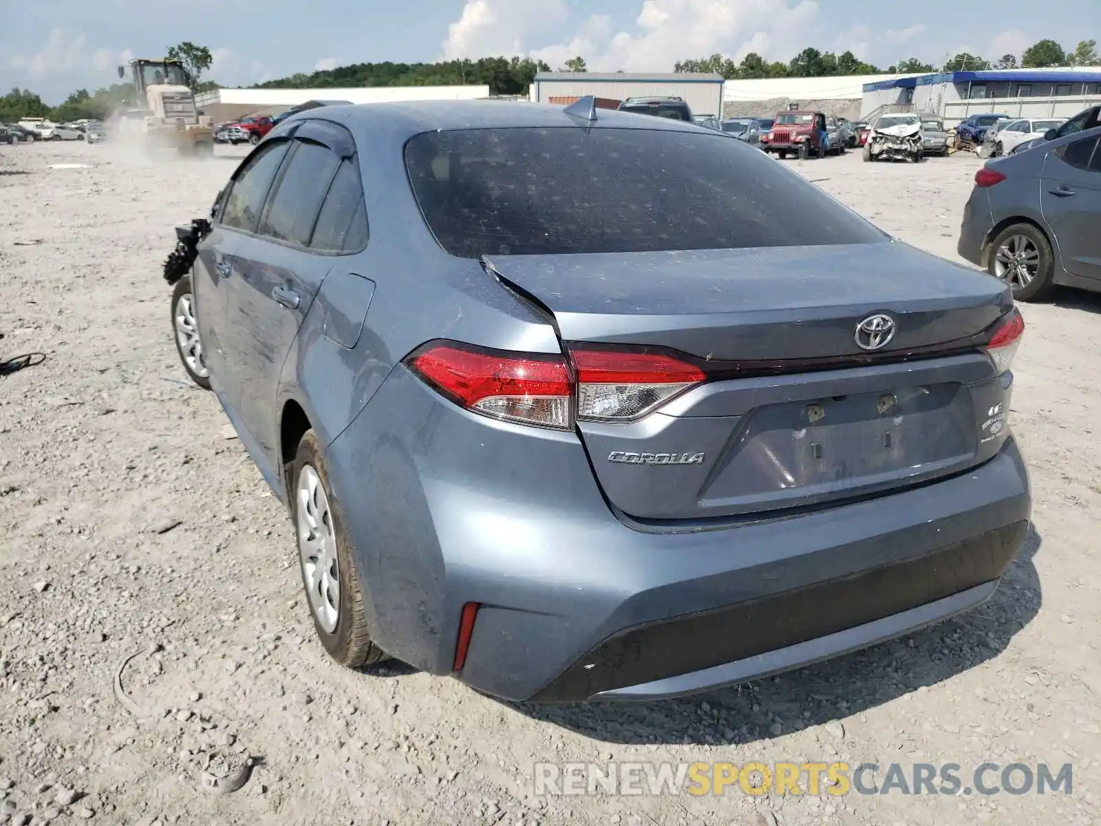 3 Photograph of a damaged car JTDEPRAE1LJ022216 TOYOTA COROLLA 2020