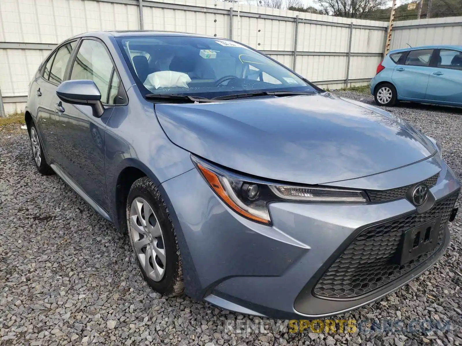 1 Photograph of a damaged car JTDEPRAE1LJ022569 TOYOTA COROLLA 2020