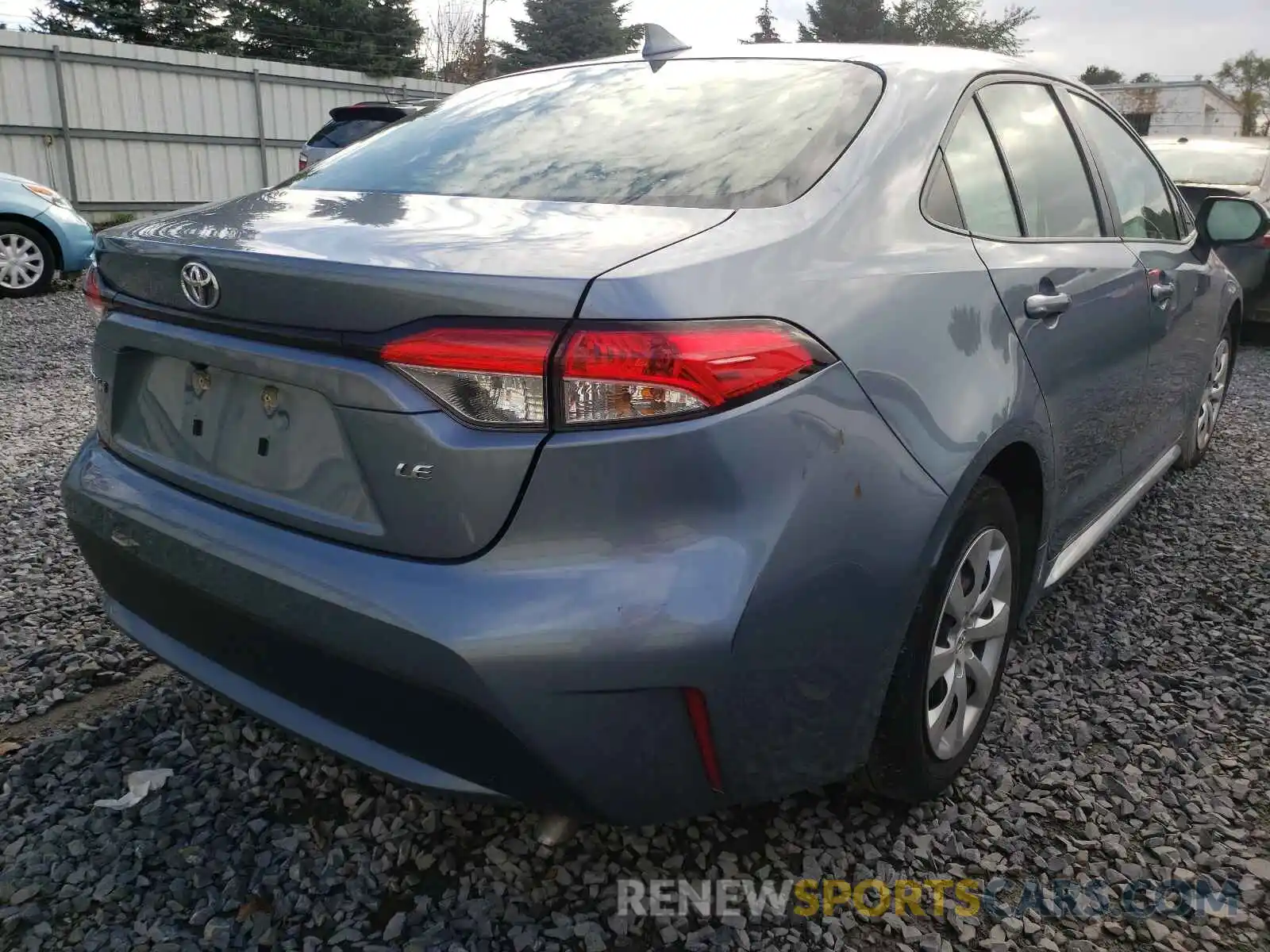 4 Photograph of a damaged car JTDEPRAE1LJ022569 TOYOTA COROLLA 2020