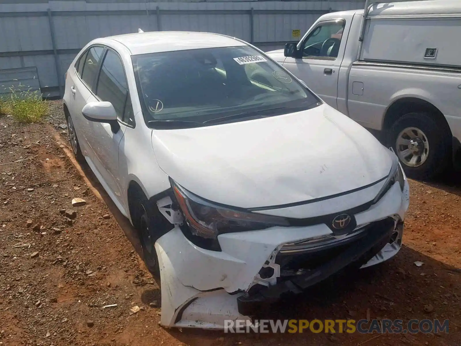 1 Photograph of a damaged car JTDEPRAE1LJ022801 TOYOTA COROLLA 2020