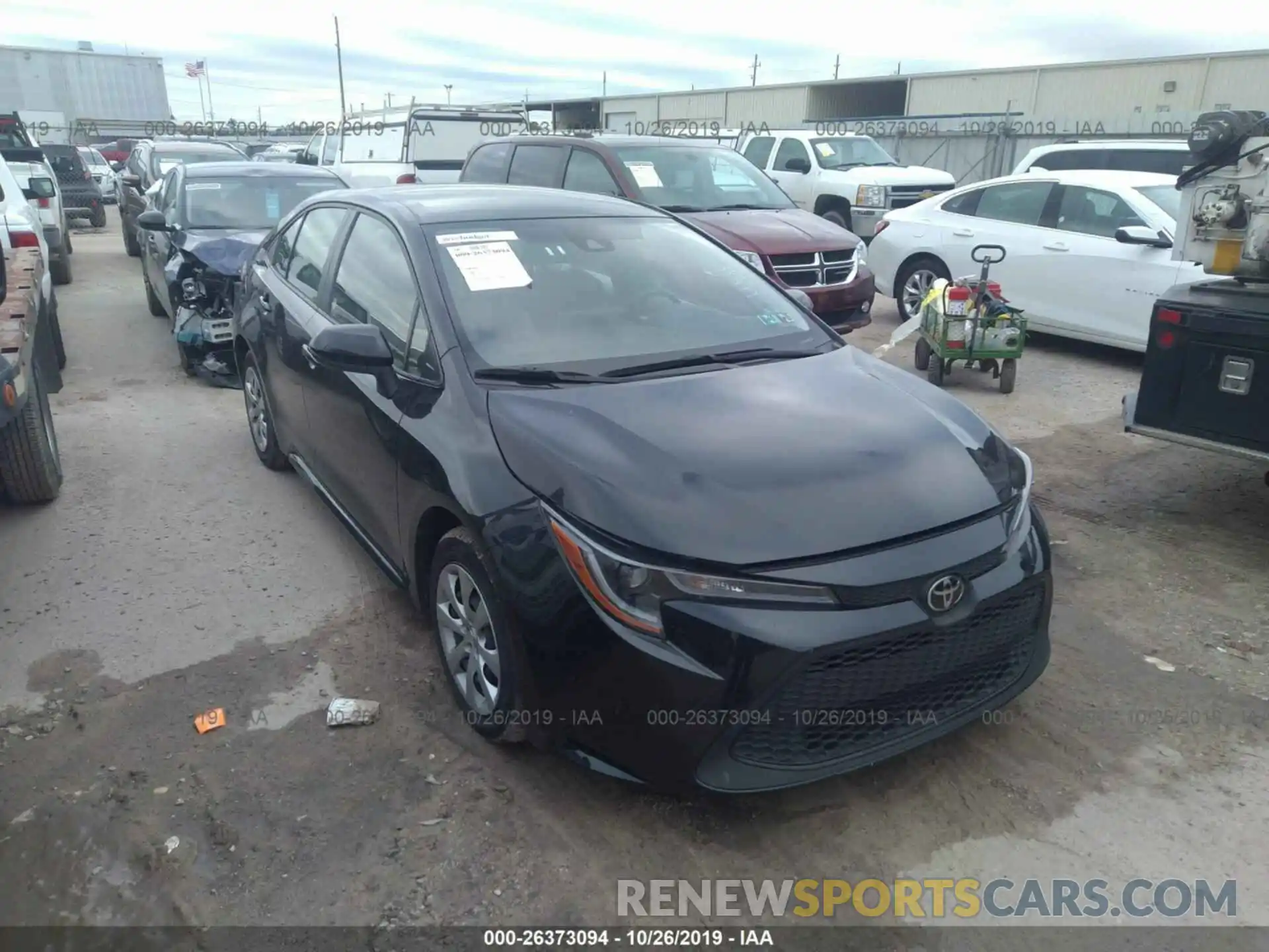 1 Photograph of a damaged car JTDEPRAE1LJ022863 TOYOTA COROLLA 2020