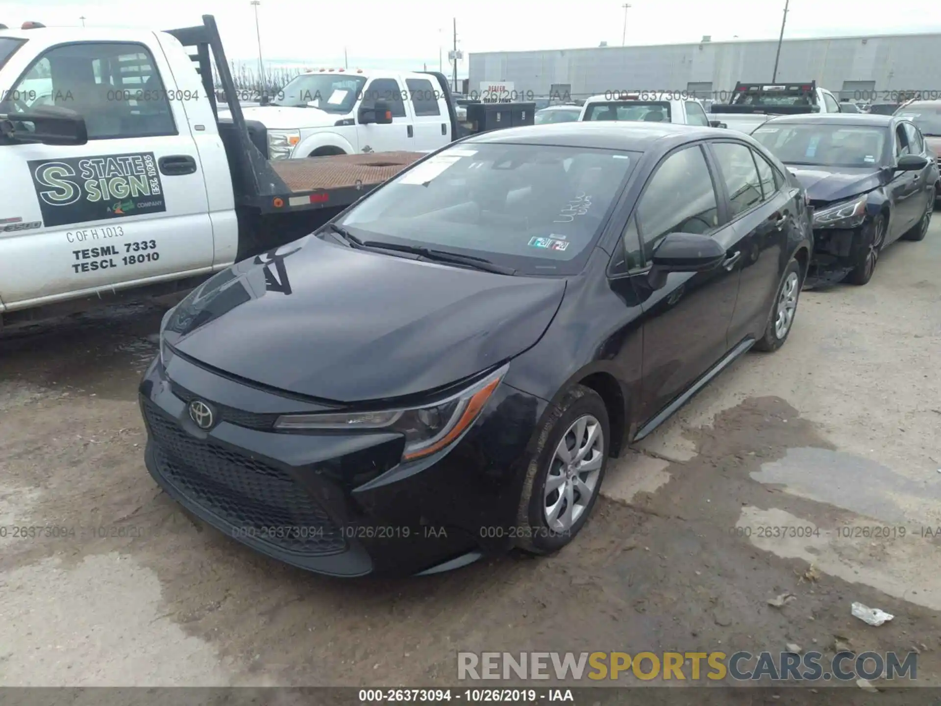 2 Photograph of a damaged car JTDEPRAE1LJ022863 TOYOTA COROLLA 2020