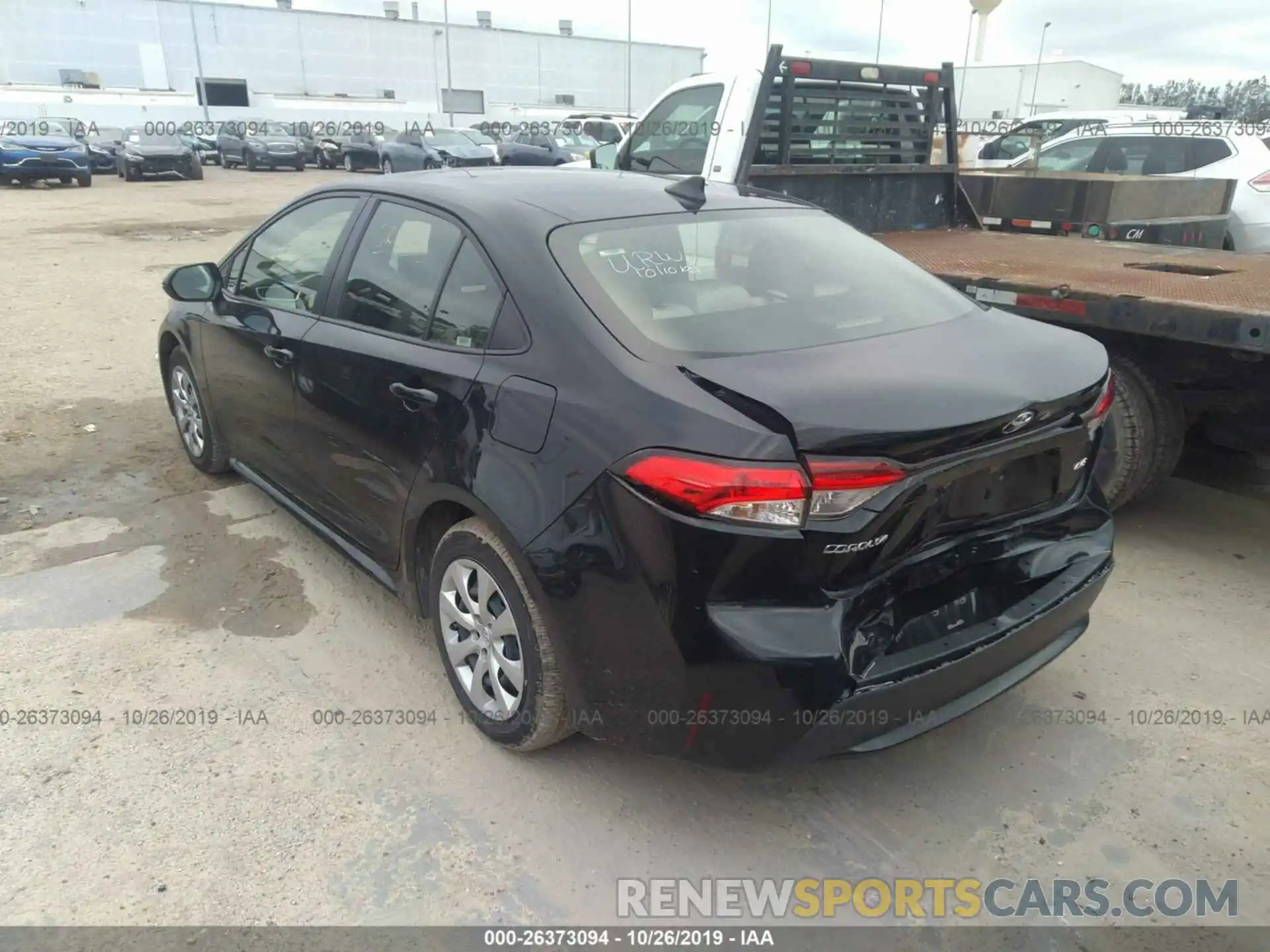 3 Photograph of a damaged car JTDEPRAE1LJ022863 TOYOTA COROLLA 2020