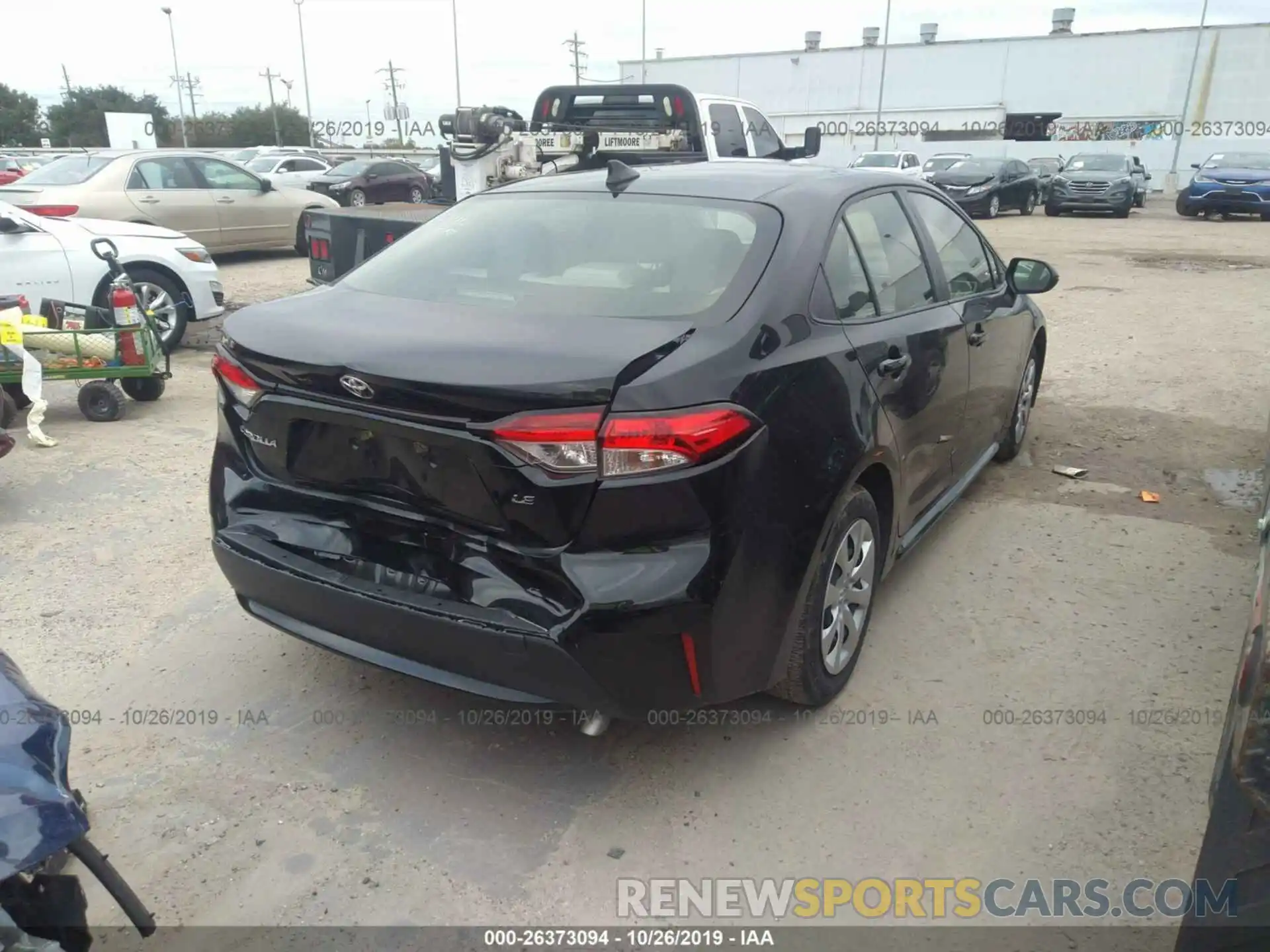 4 Photograph of a damaged car JTDEPRAE1LJ022863 TOYOTA COROLLA 2020