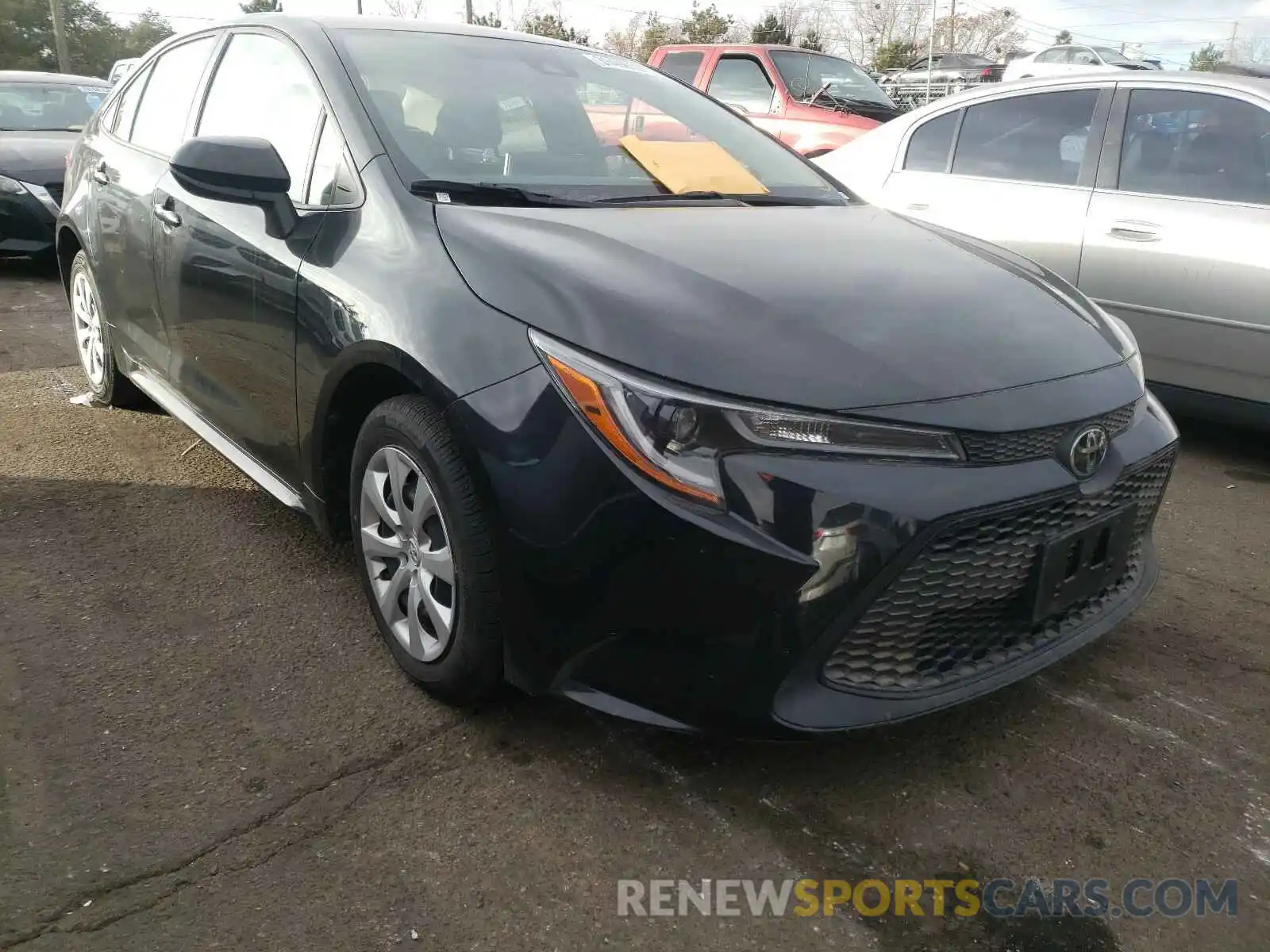 1 Photograph of a damaged car JTDEPRAE1LJ022975 TOYOTA COROLLA 2020