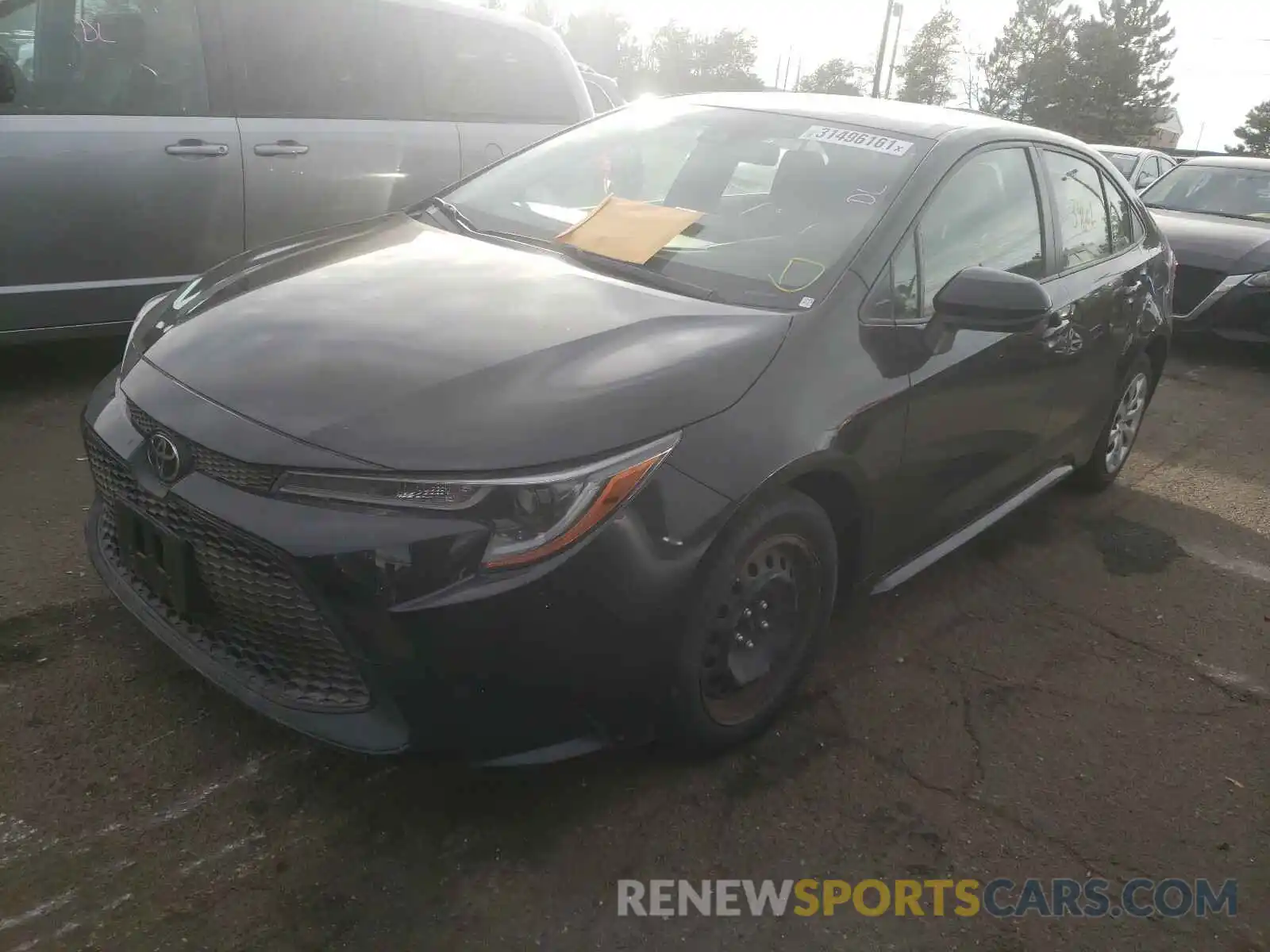 2 Photograph of a damaged car JTDEPRAE1LJ022975 TOYOTA COROLLA 2020