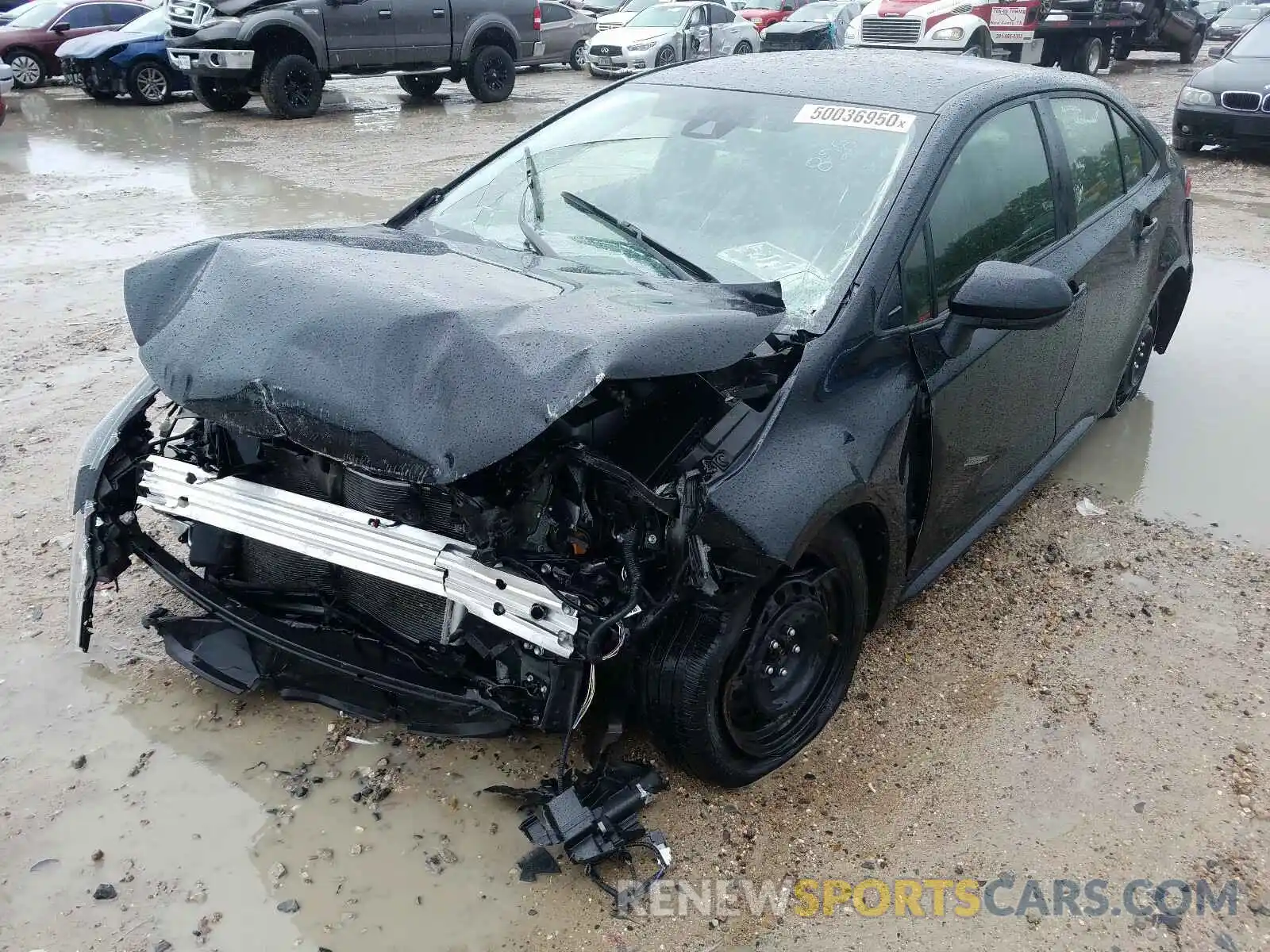 2 Photograph of a damaged car JTDEPRAE1LJ023110 TOYOTA COROLLA 2020