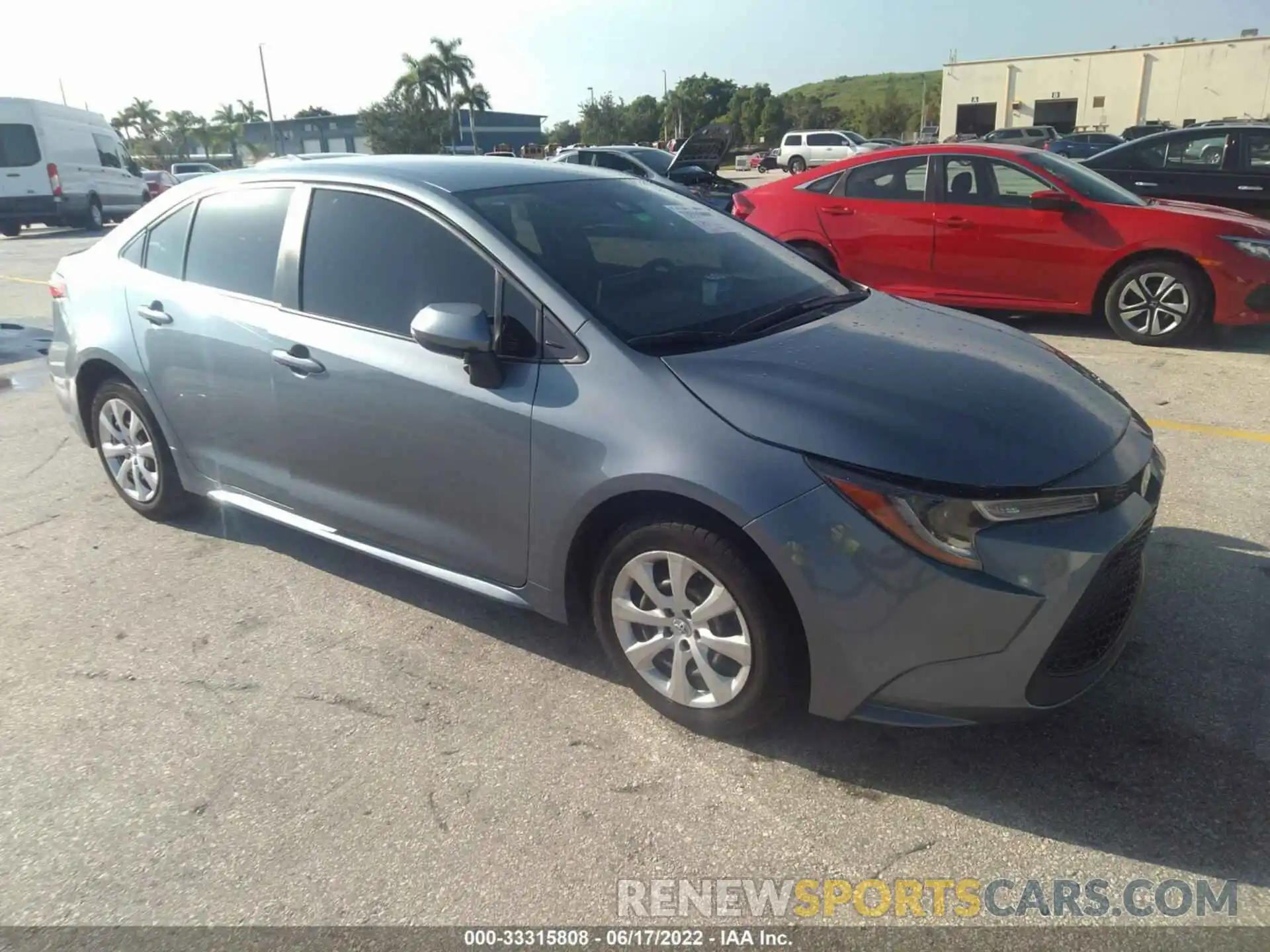 1 Photograph of a damaged car JTDEPRAE1LJ023222 TOYOTA COROLLA 2020