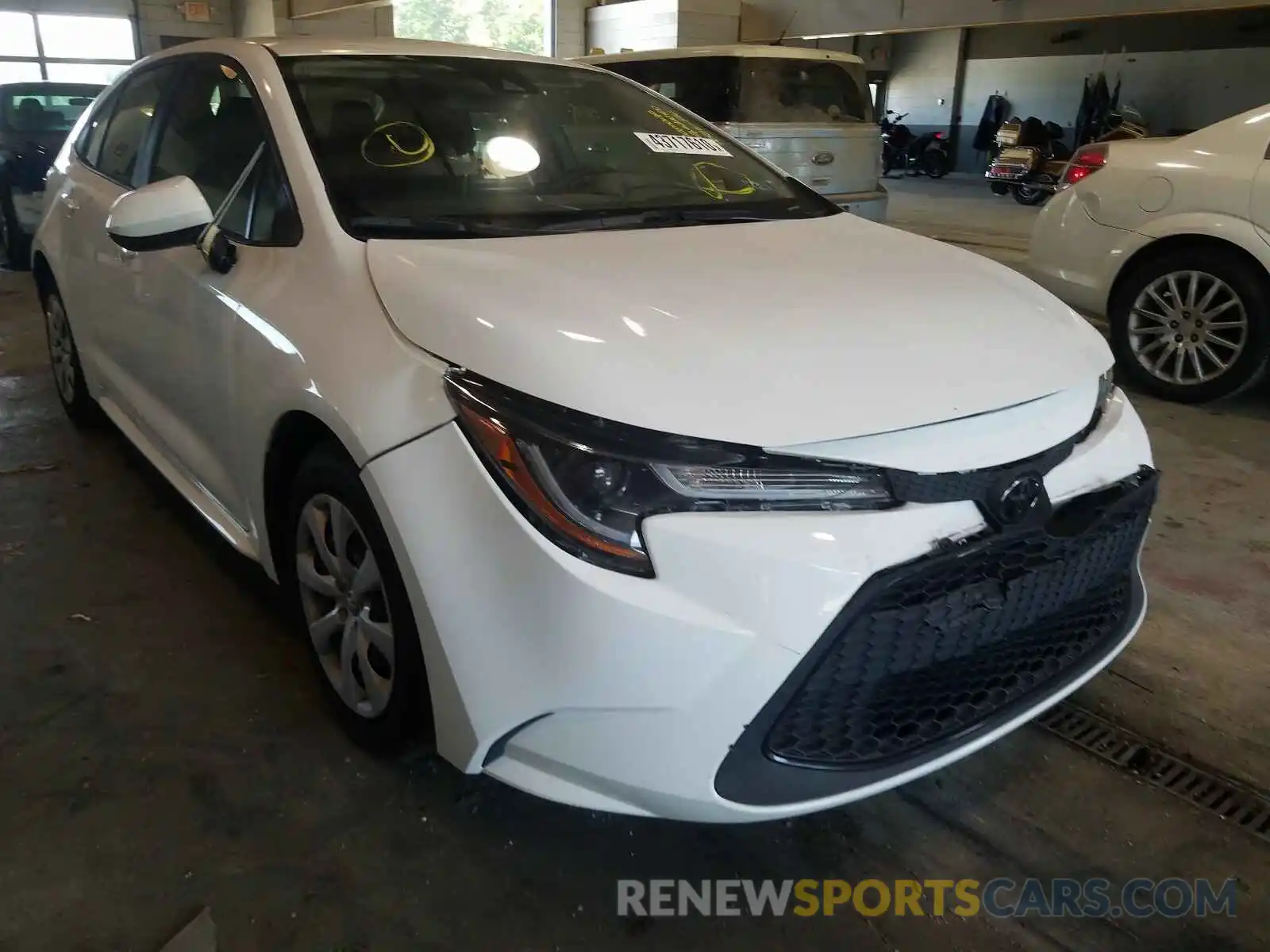 1 Photograph of a damaged car JTDEPRAE1LJ023379 TOYOTA COROLLA 2020