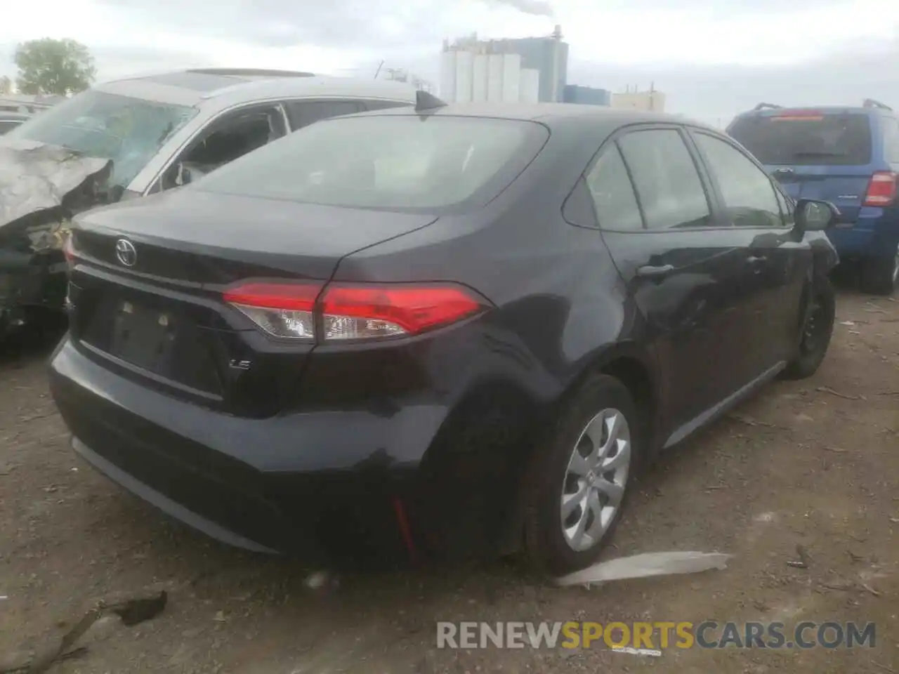 4 Photograph of a damaged car JTDEPRAE1LJ024175 TOYOTA COROLLA 2020