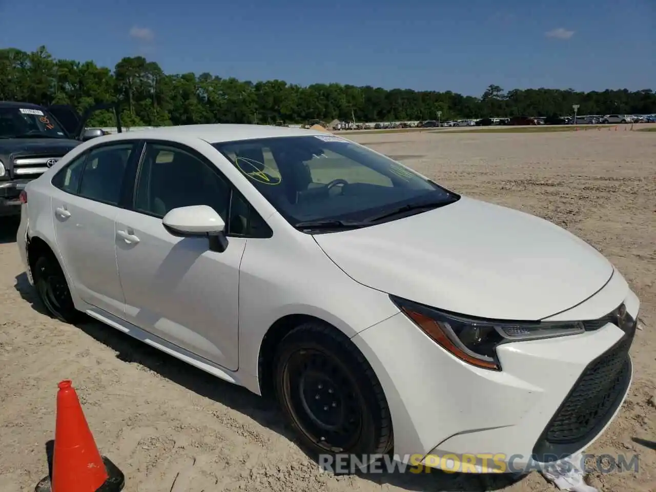 1 Photograph of a damaged car JTDEPRAE1LJ024189 TOYOTA COROLLA 2020