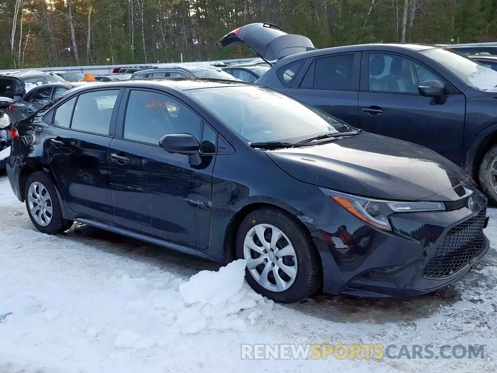 1 Photograph of a damaged car JTDEPRAE1LJ024256 TOYOTA COROLLA 2020